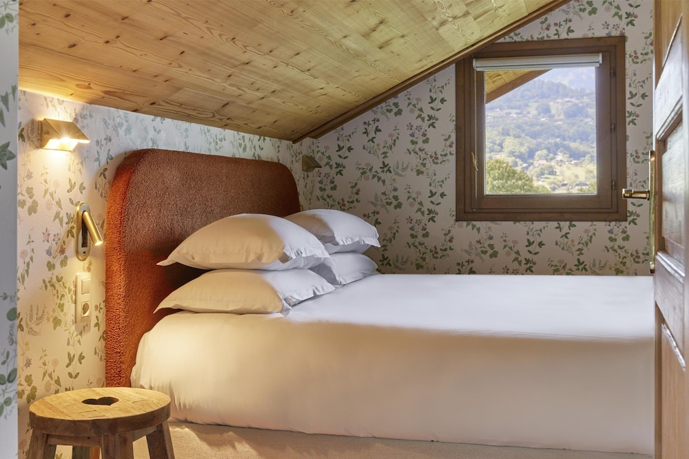 شقة بسرير كوين بإطلالة على الجبل بشرفة، Best Western Plus Pays du Mont Blanc 2/6