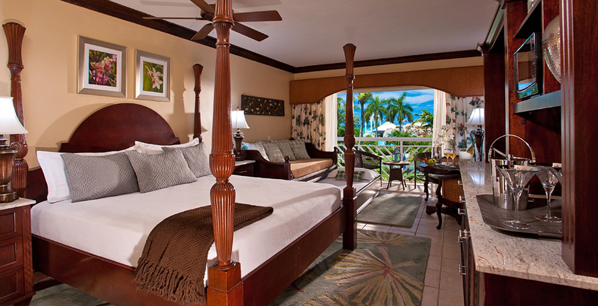 Concierge, 1 Bedroom, Honeymoon, Caribbean, Luxury, Suite, Garden View