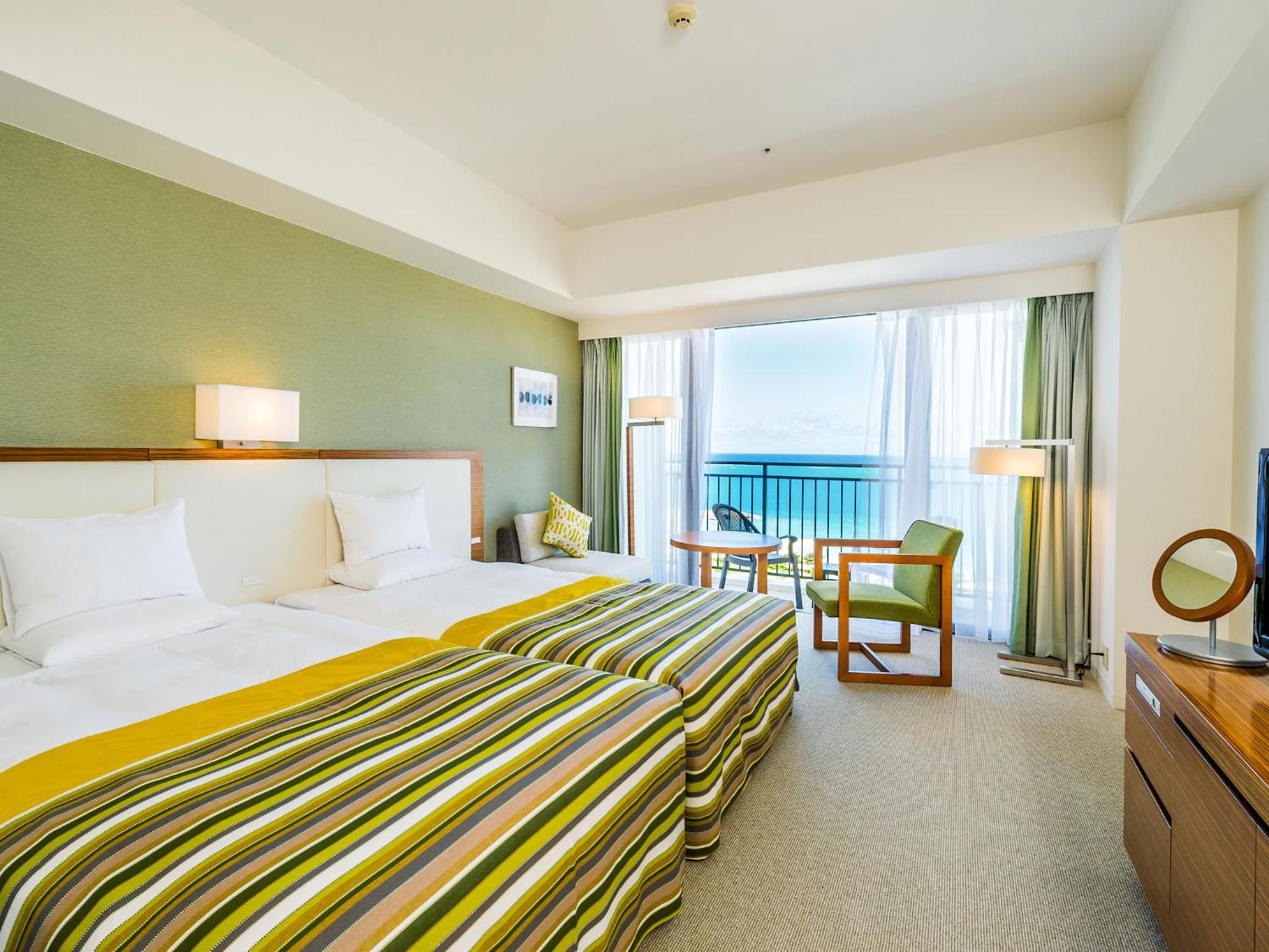 Semi Room, Deluxe, 2 Semi Double Beds, Ocean View, High Floor