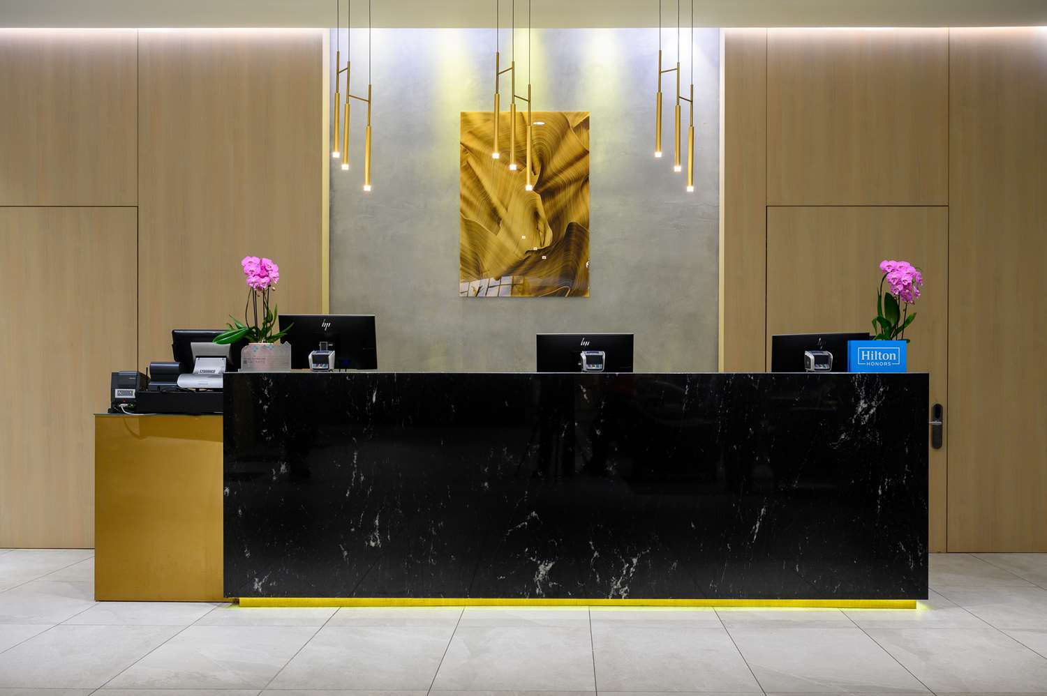 Lobby at HILTON GARDEN INN BUDAPEST, BUDAPEST