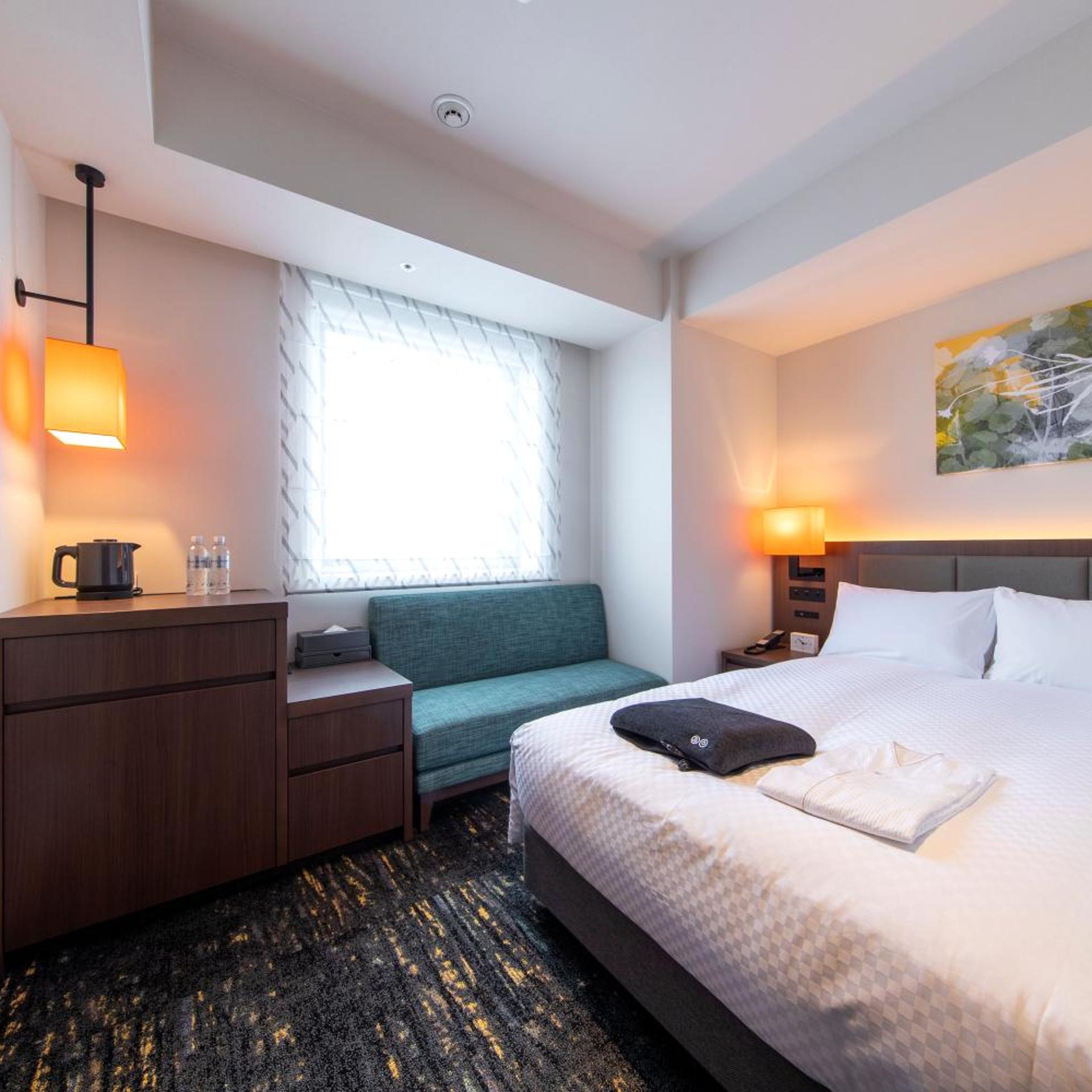 غرفة صغيرة مزدوجة مفردة، Hotel Forza Nagoya Sakae 2/3