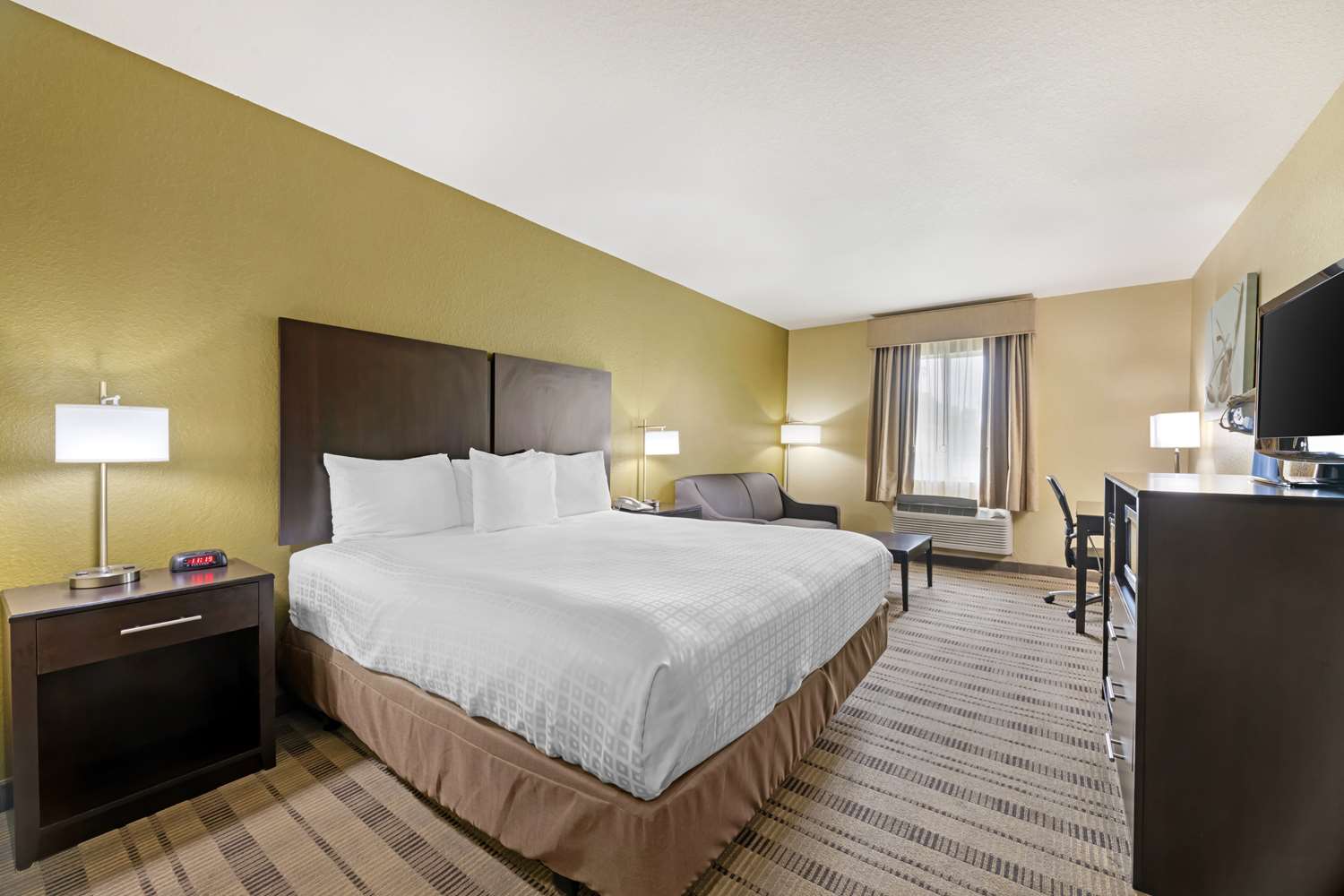 Room, King Bed, Sofa