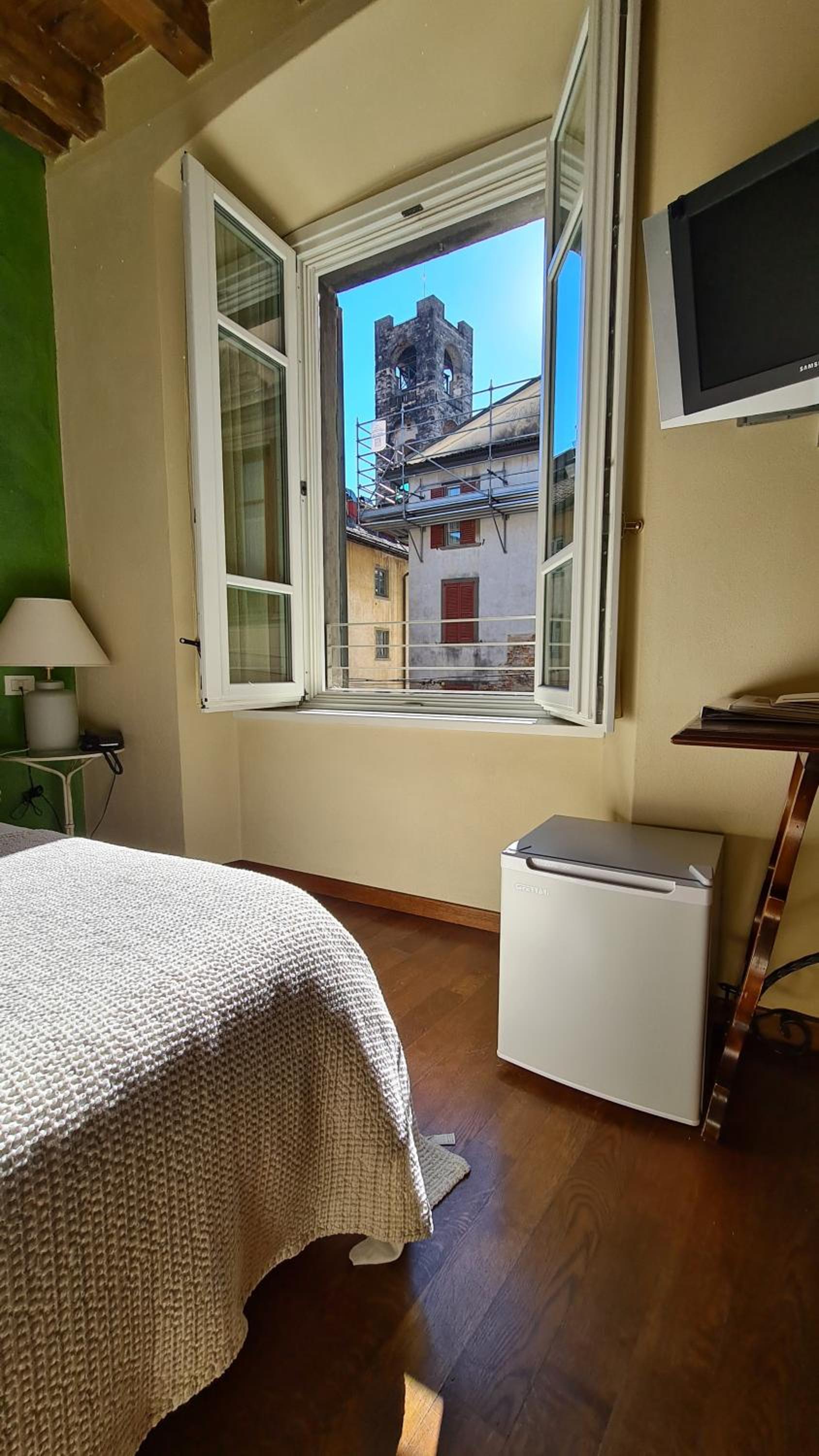 غرفة سوبيريور بسرير مزدوج أو سريرين منفصلين بإطلالة على المدينة، Hotel Piazza Vecchia 6/8