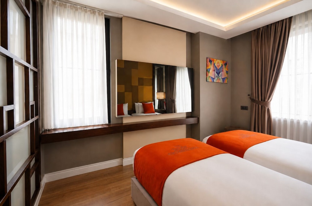 غرفة قياسية بسرير مزدوج أو سريرين منفصلين، The Biancho Hotel Pera 7/10