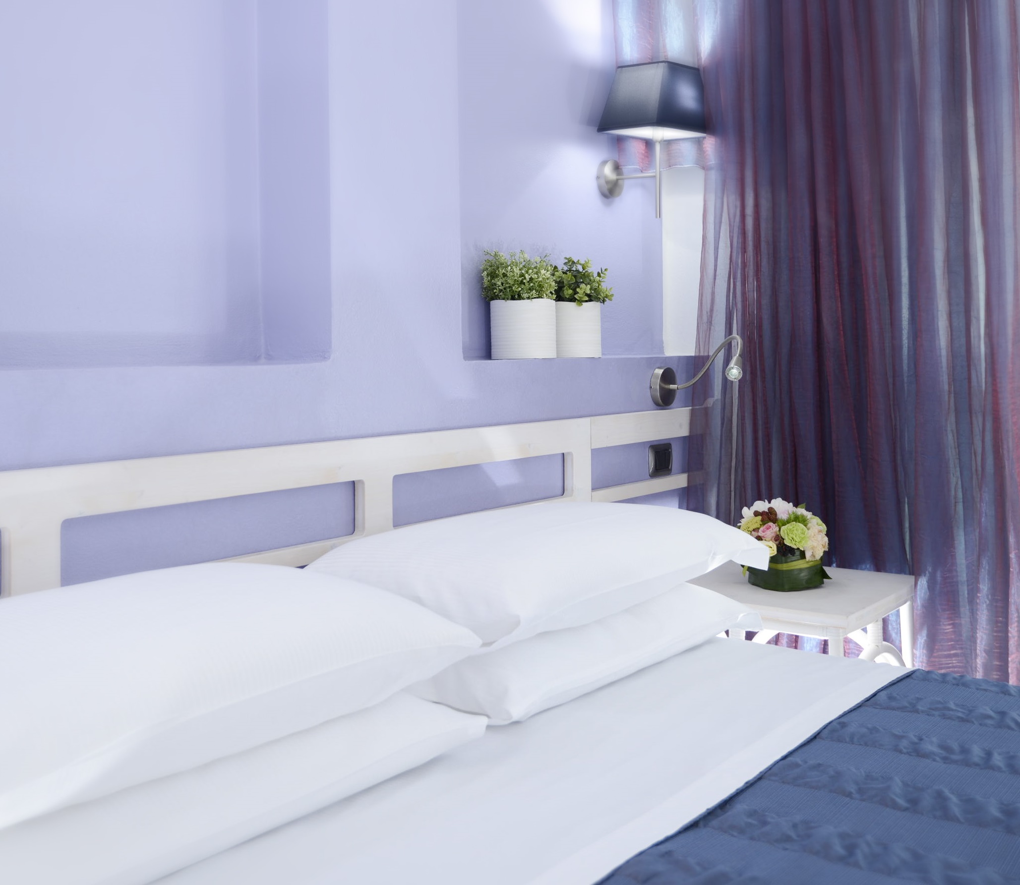 Room, Single, Double Bed, Balcony