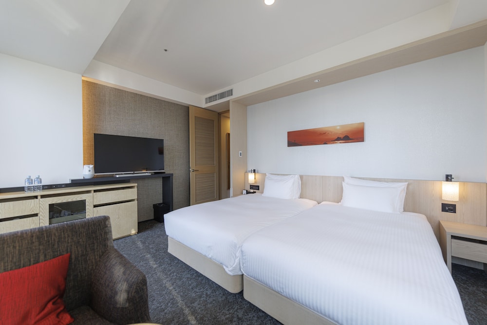 غرفة بريميوم بسريرين منفصلين بإطلالة، JR Kyushu Hotel Blossom Shinjuku 4/10