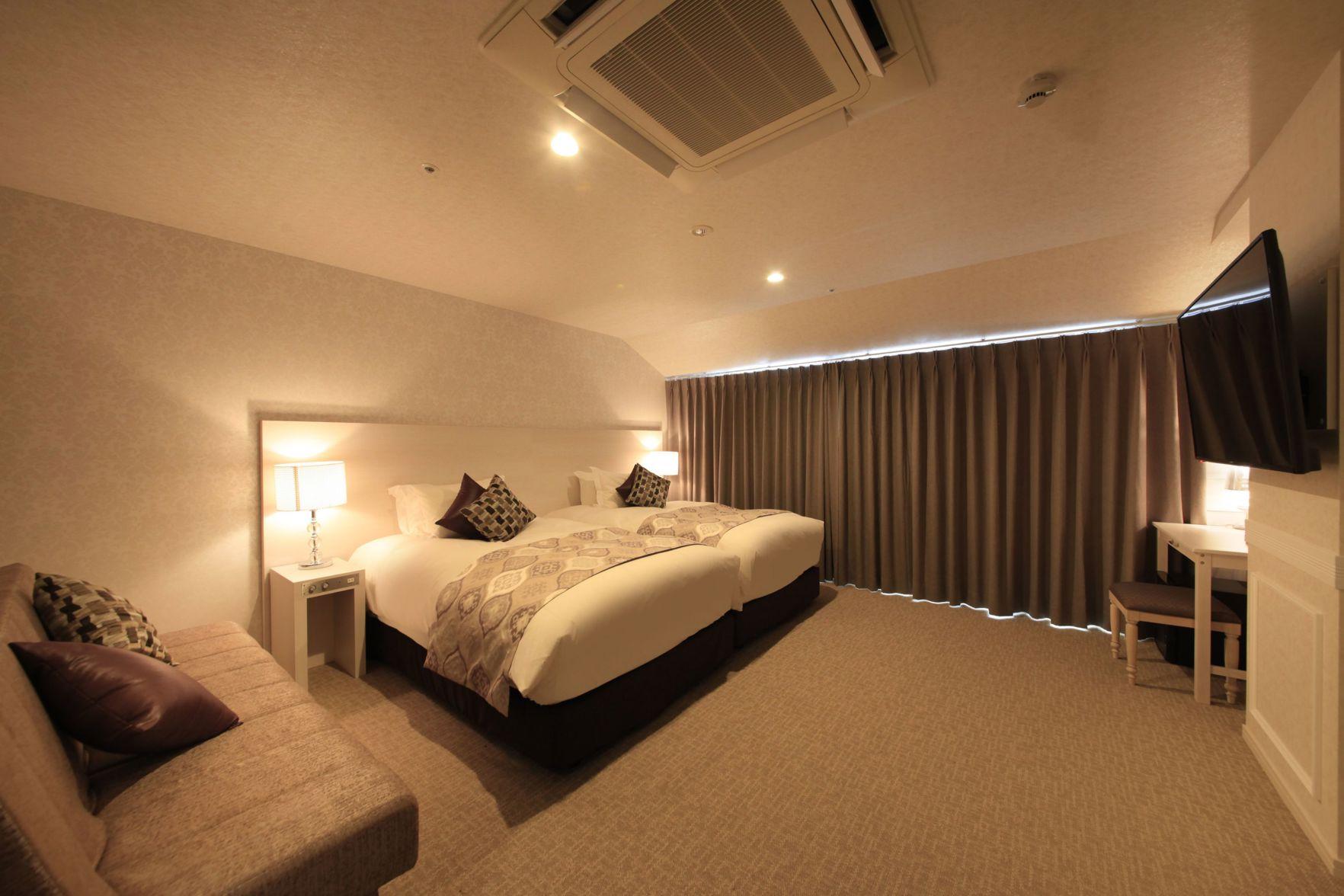 Luxury, Twin Beds, with Extra Bed, Outdoor Bath
