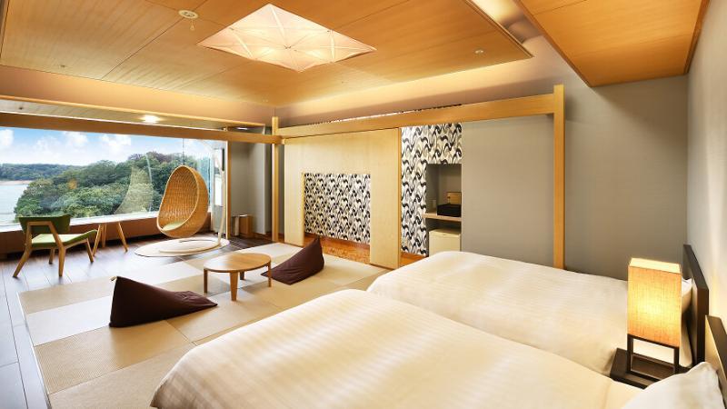 Japanese, Modern, Family, Futon Bed, Twin Beds