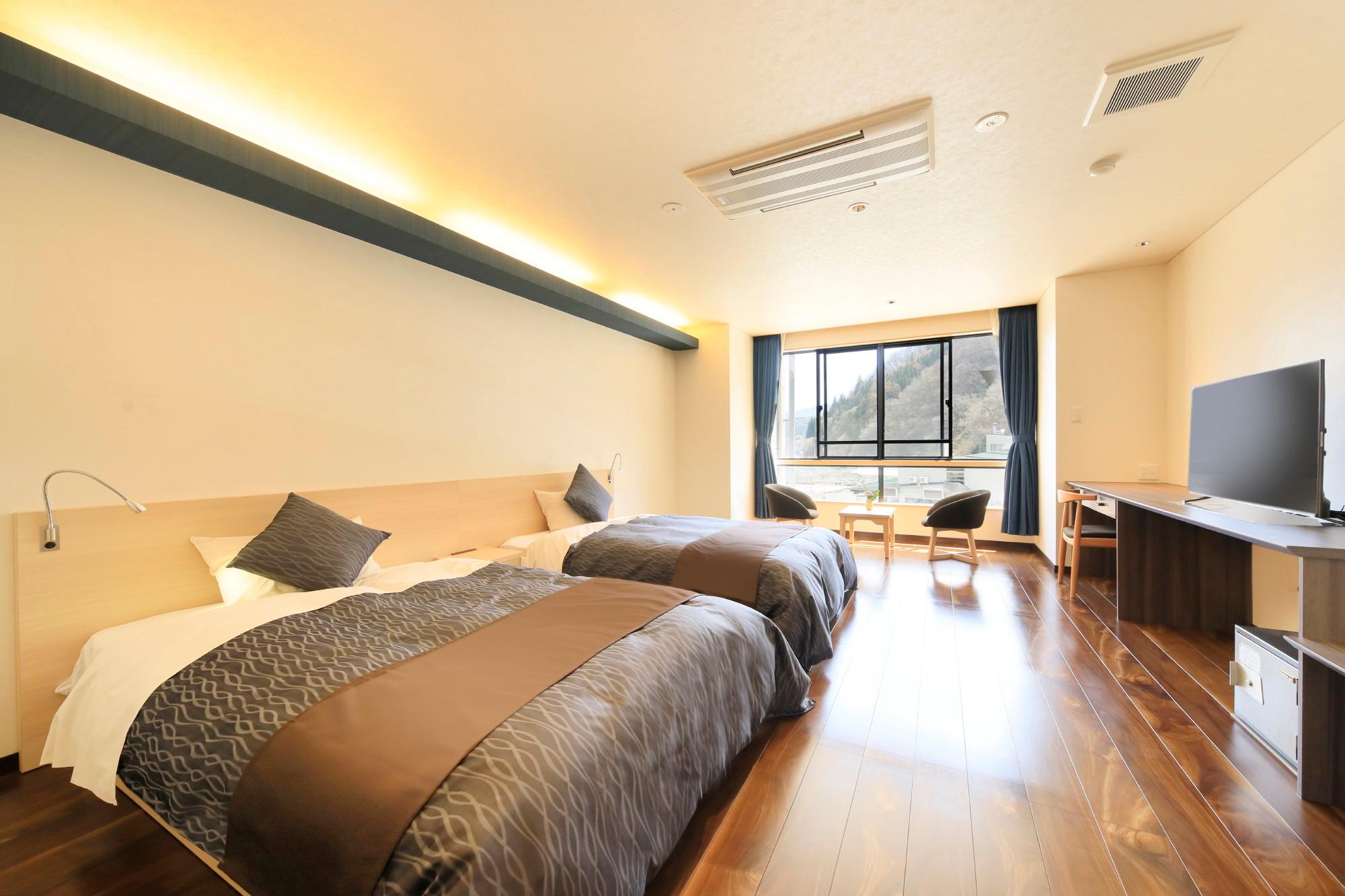 Western, Twin Beds, Horizon Building