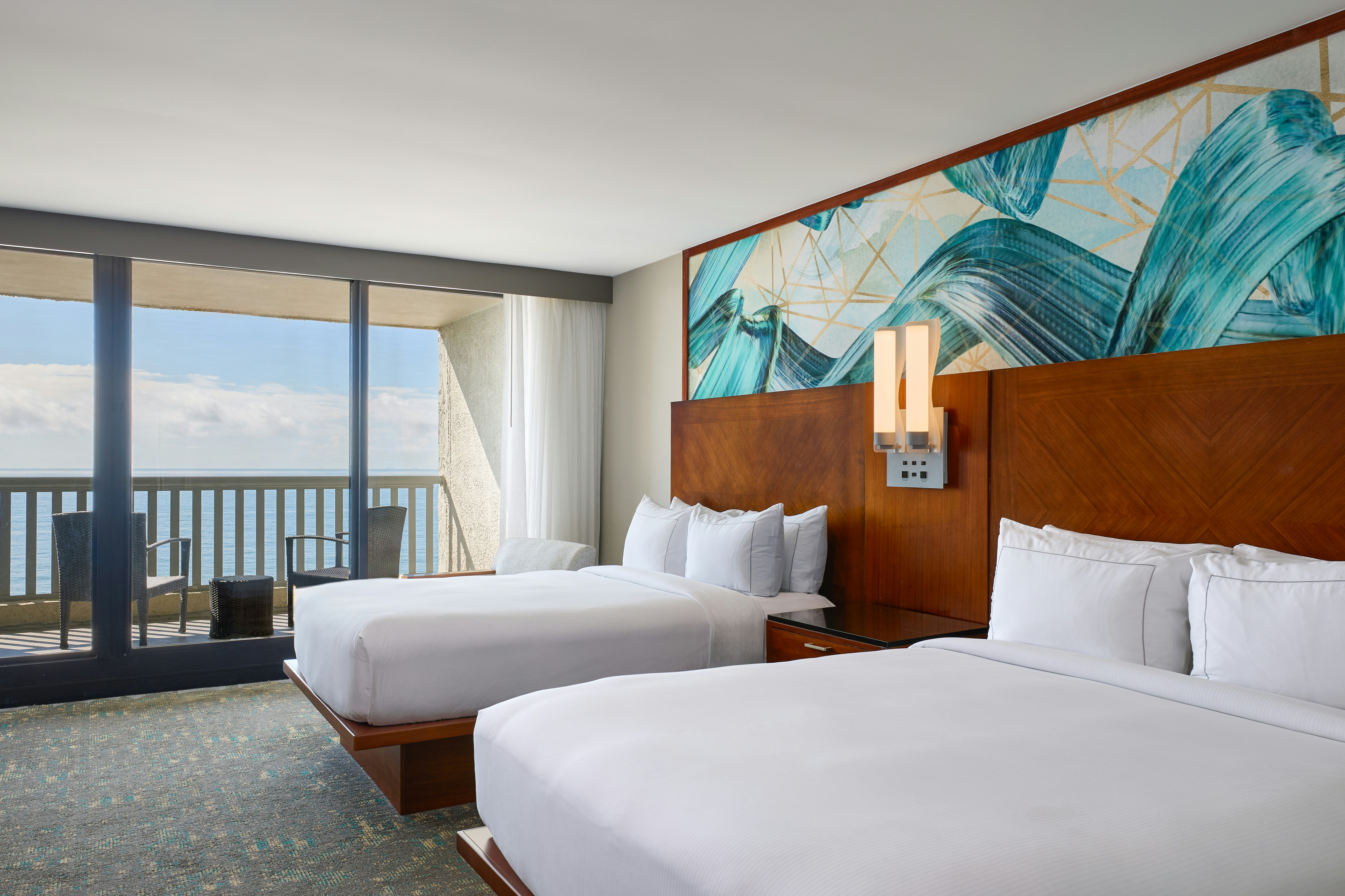 Premium, 2 Queen Beds, Ocean Front