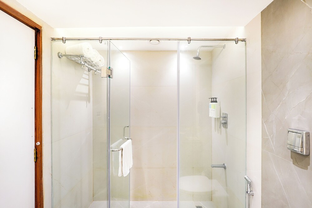 Bathroom at Club Mahindra Golden Landmark Hotel, MYSORE