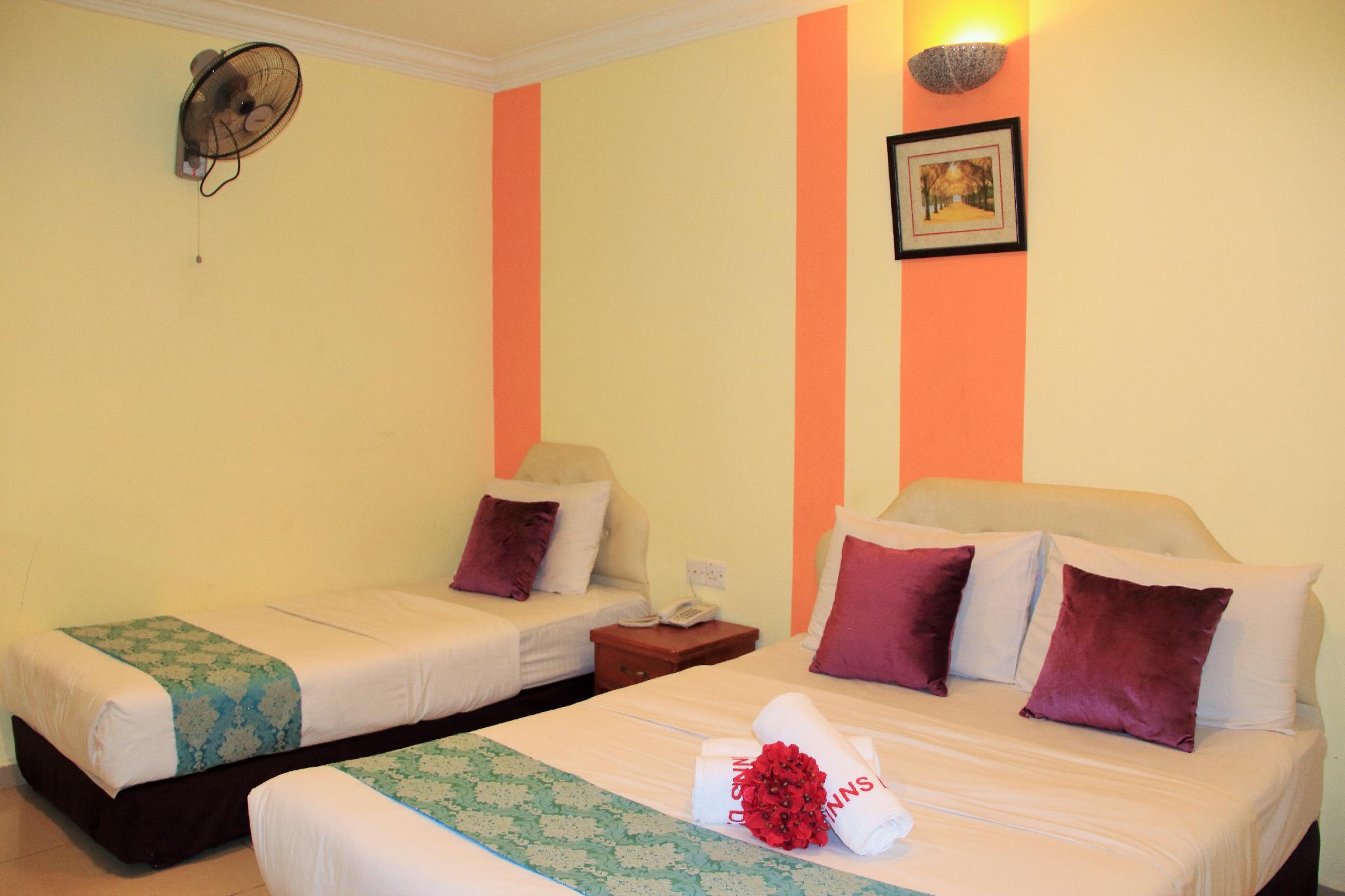 Family, Triple, 1 Queen and 1 Single Bed, No Window
