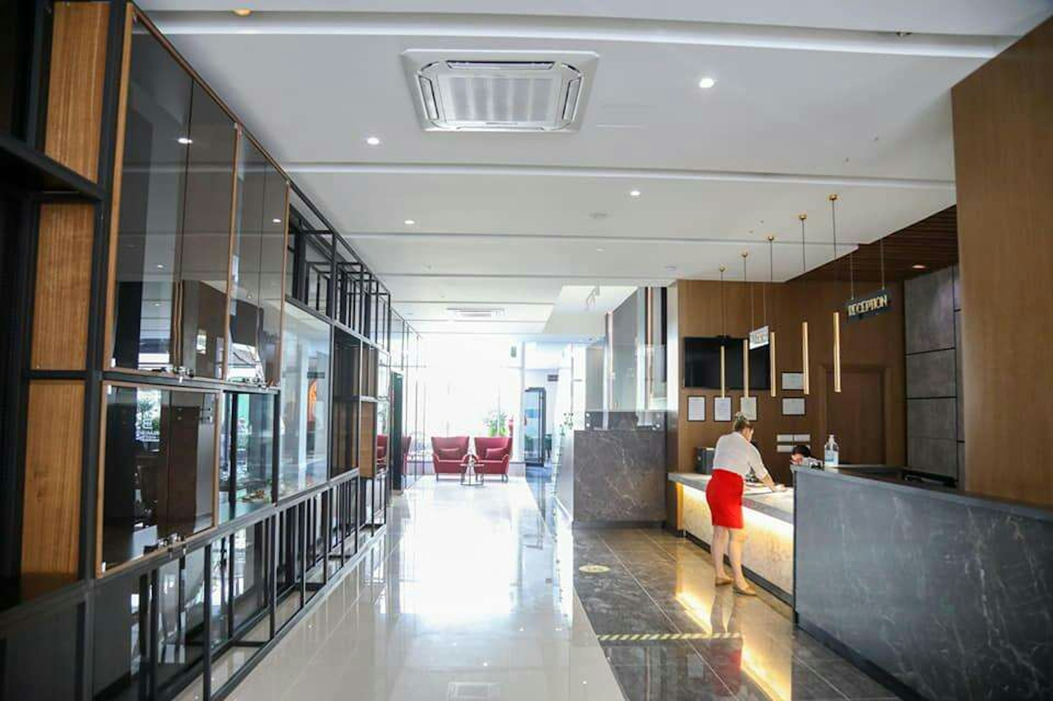 Lobby at Ajsel Hotel, DURRES