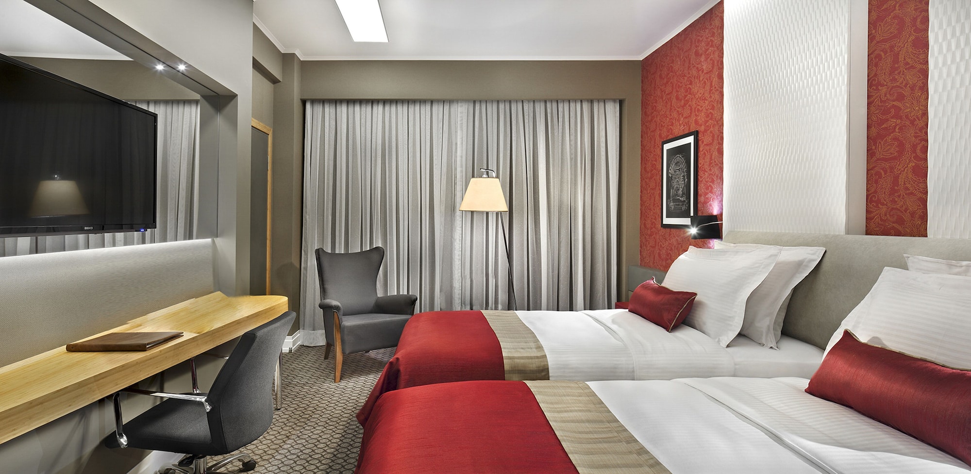 غرفة سوبيريور بسرير كينج، Ramada Plaza by Wyndham Eskisehir 4/4