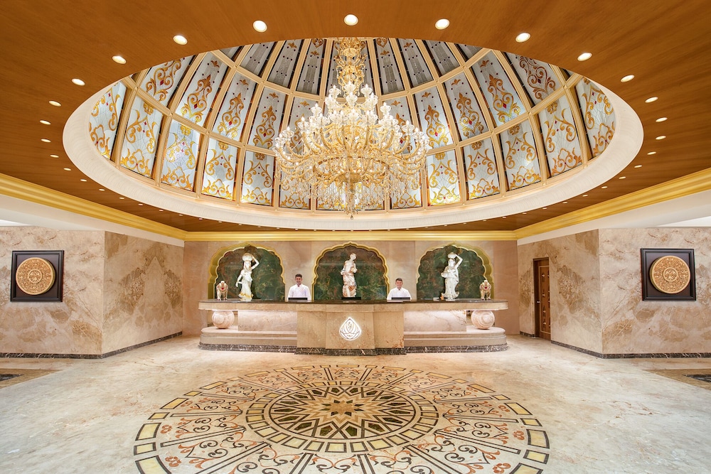 Lobby at Kaldan Samudhra Palace, a Palace by the Sea, MAHABALIPURAM