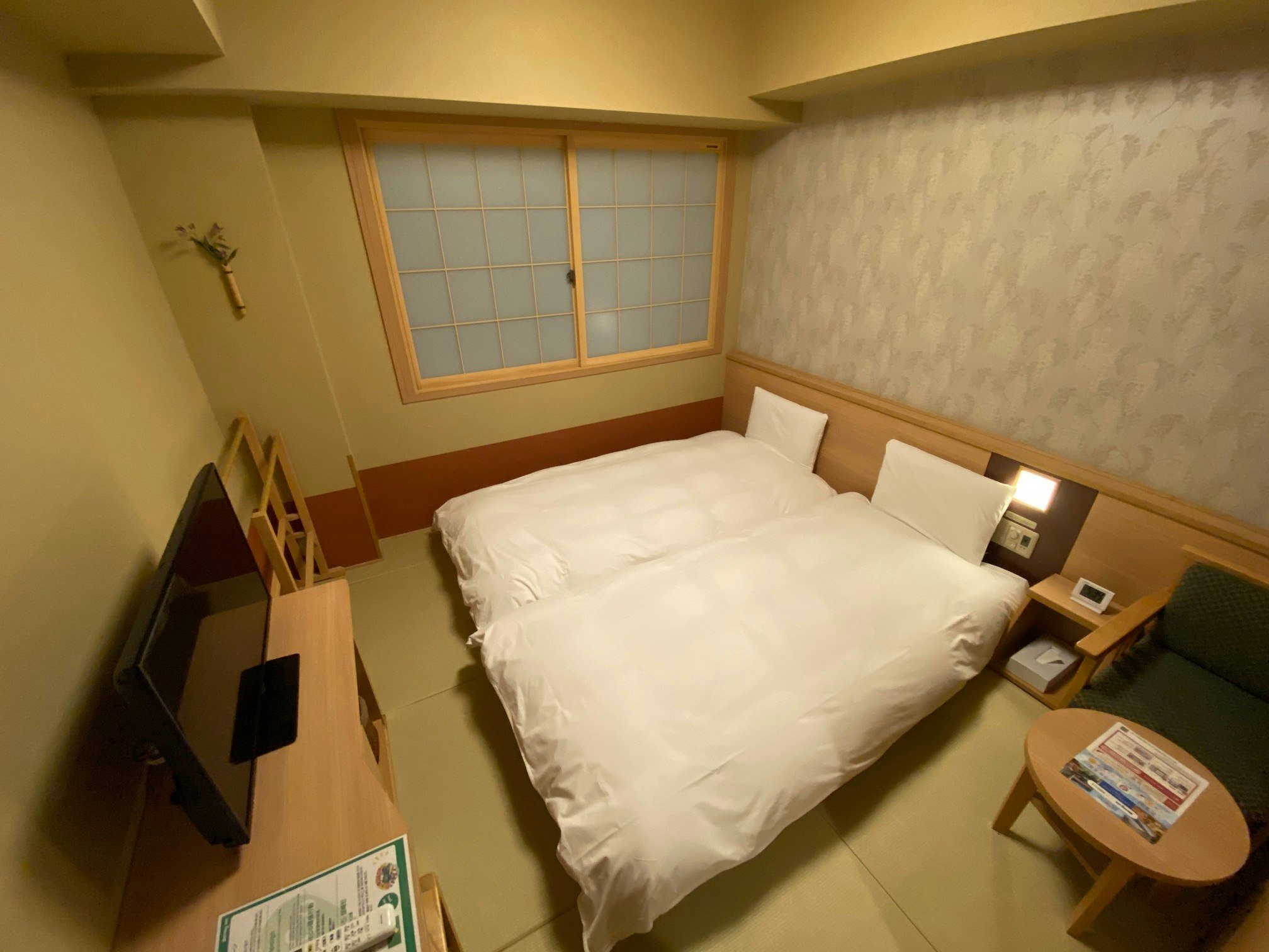 Compact, Twin Beds