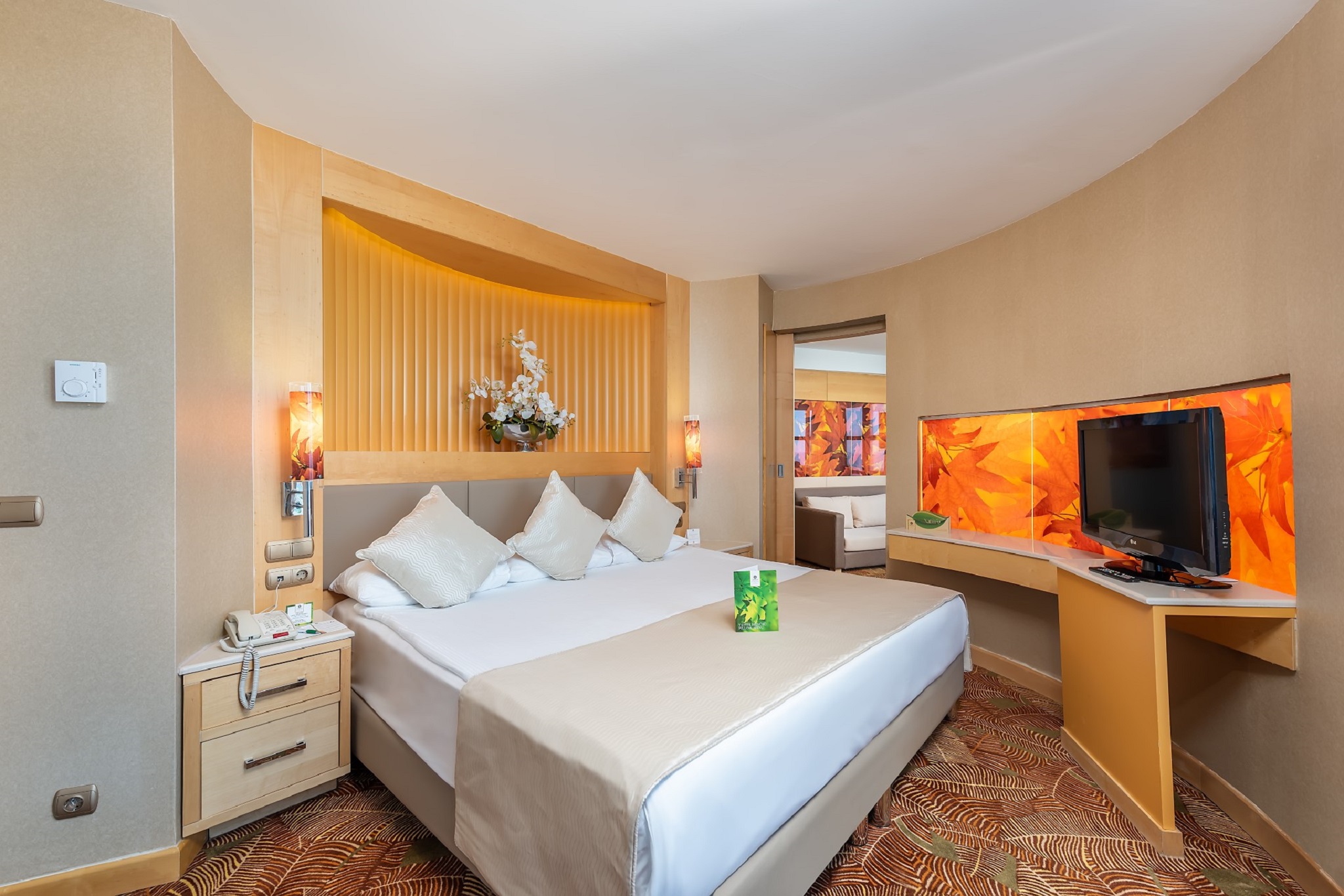 Room, Double Bed, Lateral Side Sea View