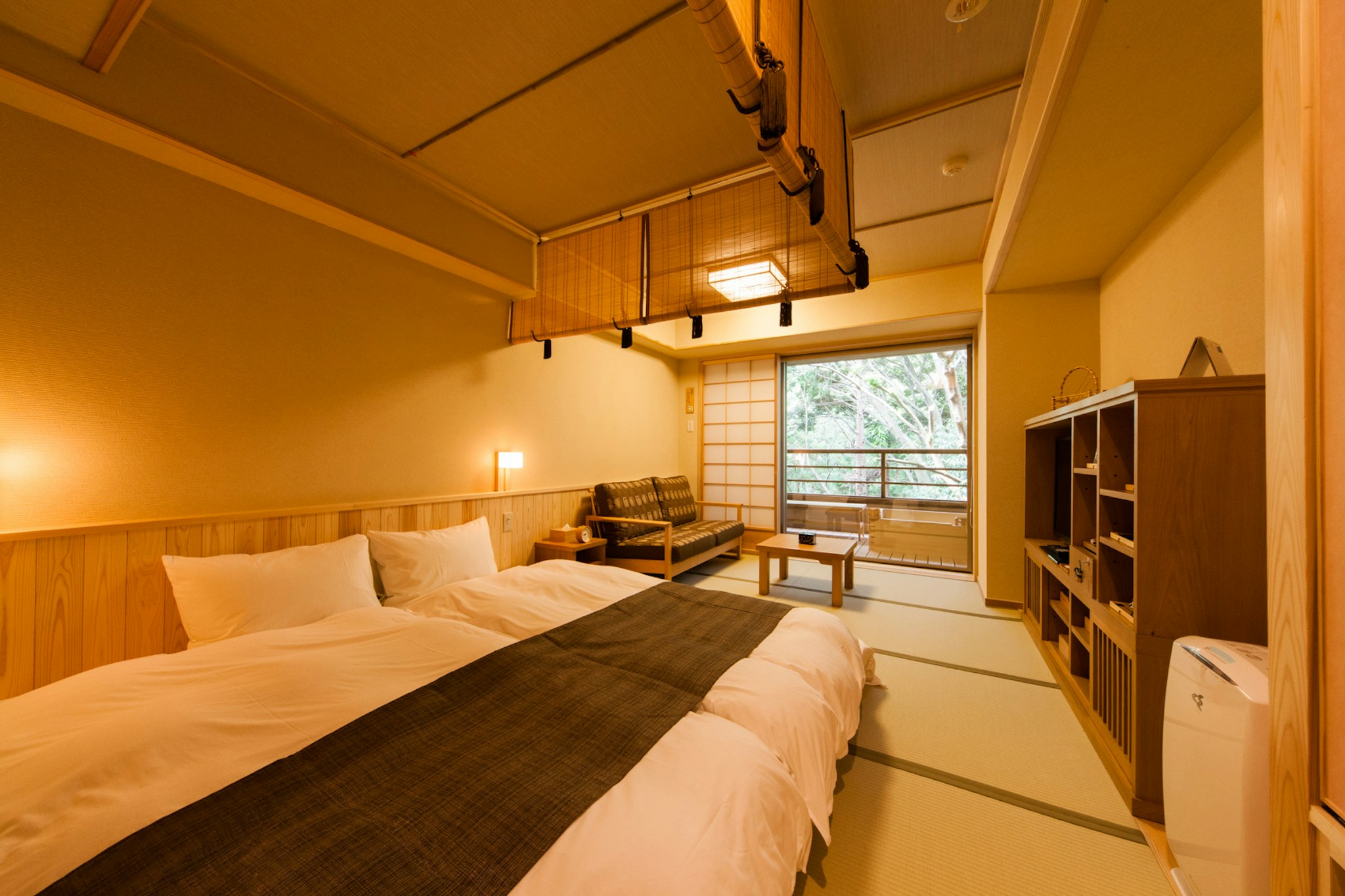 Japanese, Deluxe, Double Bed, Outdoor Bath