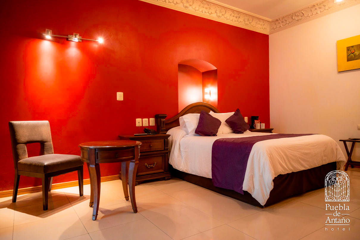جناح جونيور بسرير كوين، Puebla De Antano Hotel 4/7