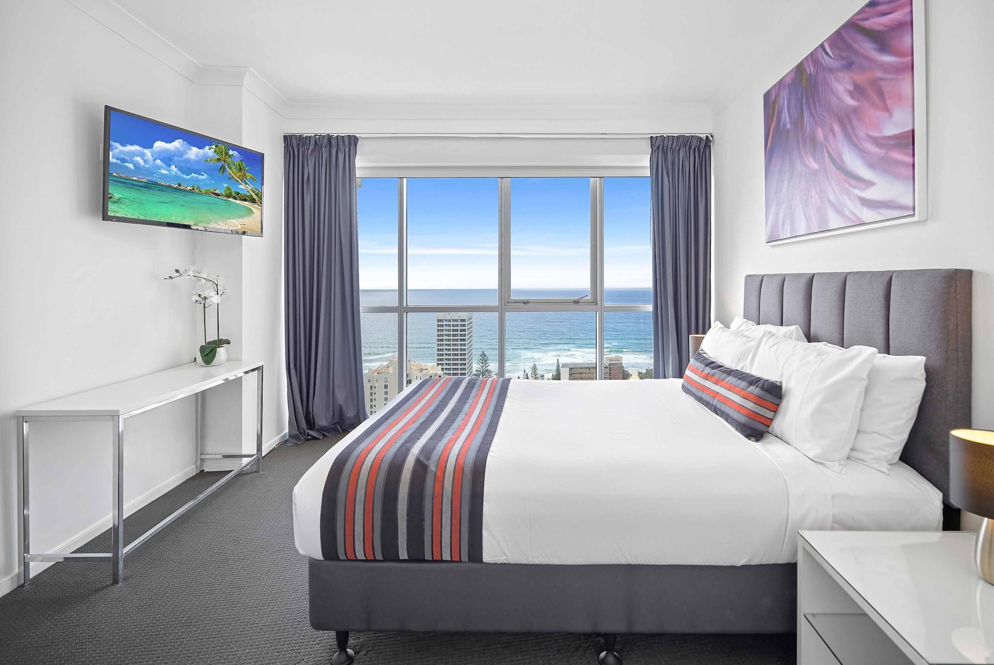2 Bedrooms, Premium, Apartment, King and Twin Beds, Ocean View, 2 Bathrooms