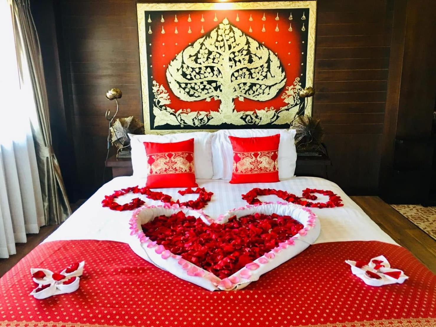 Honeymoon, Lanna, Suite, Double Bed, Balcony