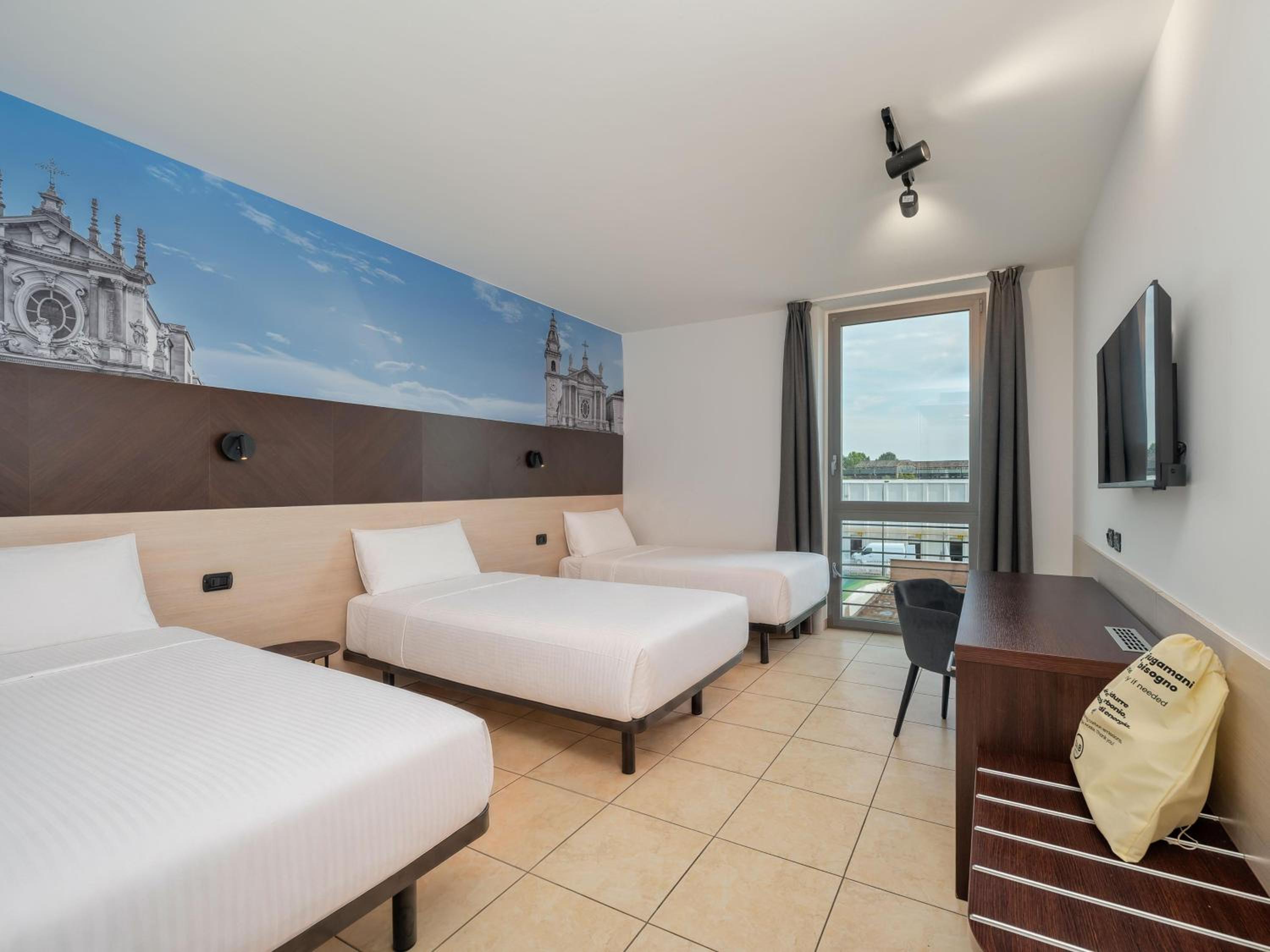 Triple Room Three Separate Beds، B&B HOTEL Settimo Torinese 5/10