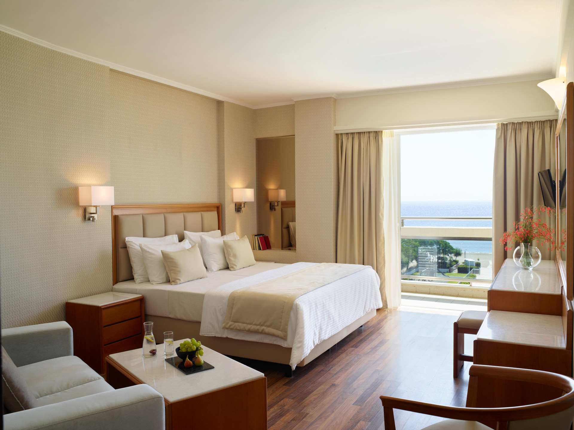Standard, Double Bed, Lateral Side Sea View
