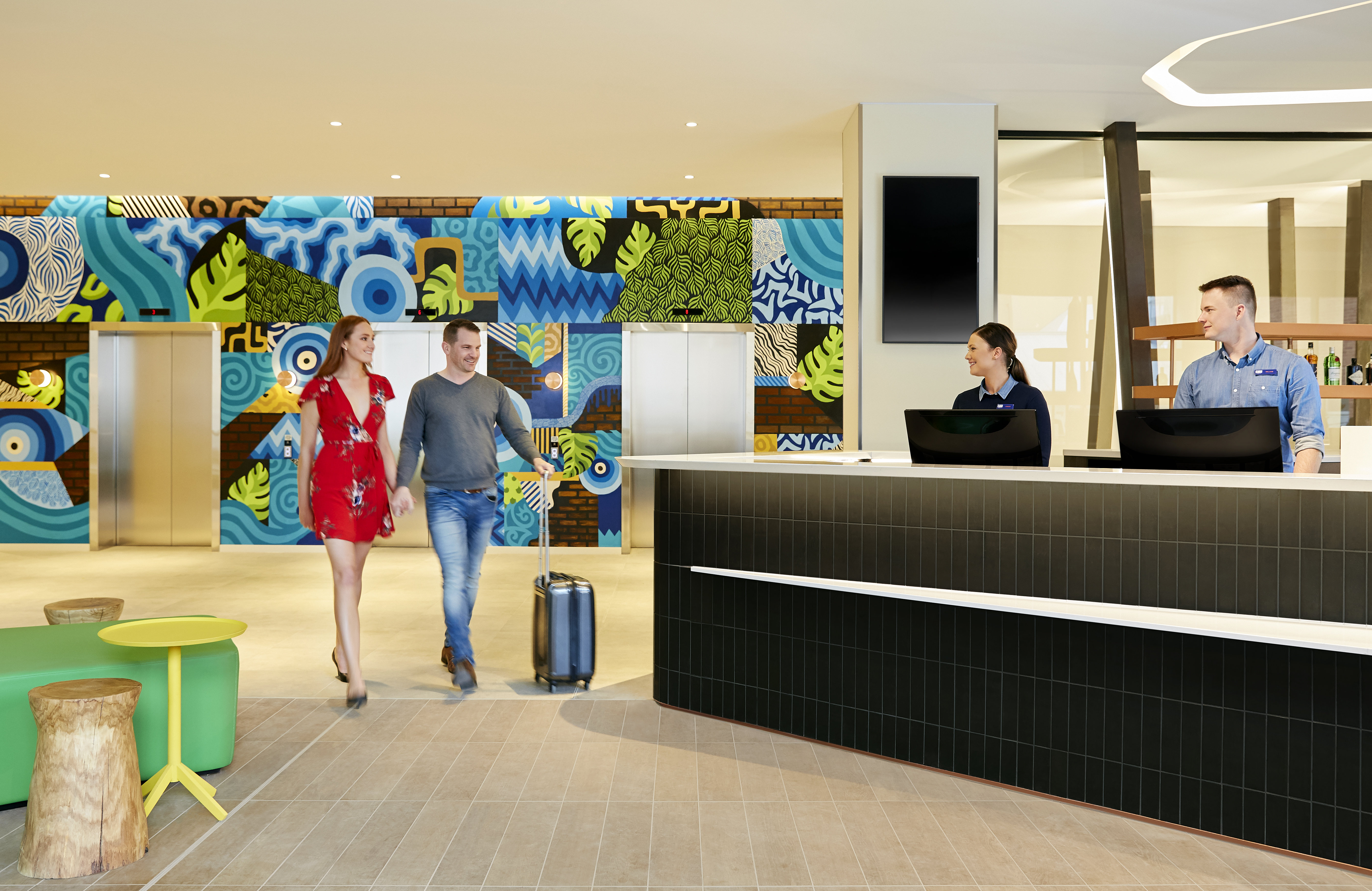 Lobby at HOLIDAY INN EXPRESS ADELAIDE CITY CENTRE, ADELAIDE