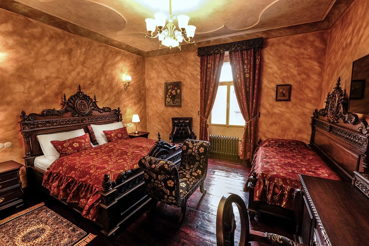جناح بسرير كينج وسرير فردي، Hotel Ebersbach 2/8