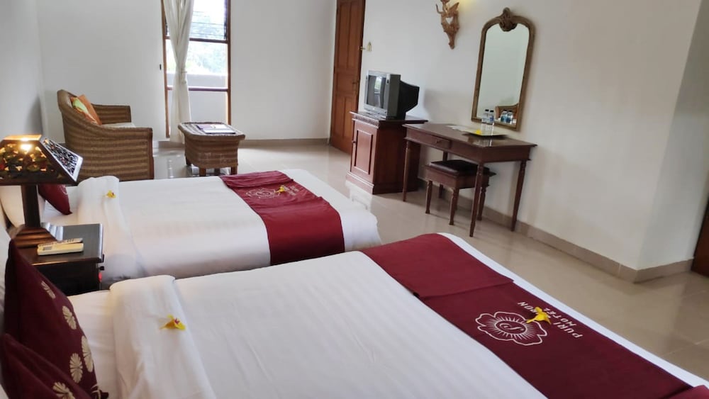 غرفة ديلوكس ثلاثية بسرير كوين وسرير فردي، Puri Saron Madangan Hotel 5/10
