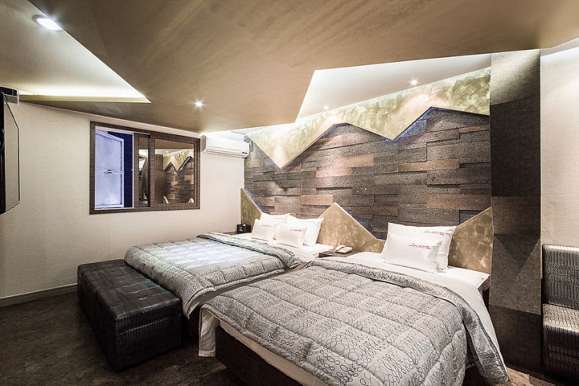 جناح بسرير مزدوج وسرير فردي، Hotel June Haeundae 2/3