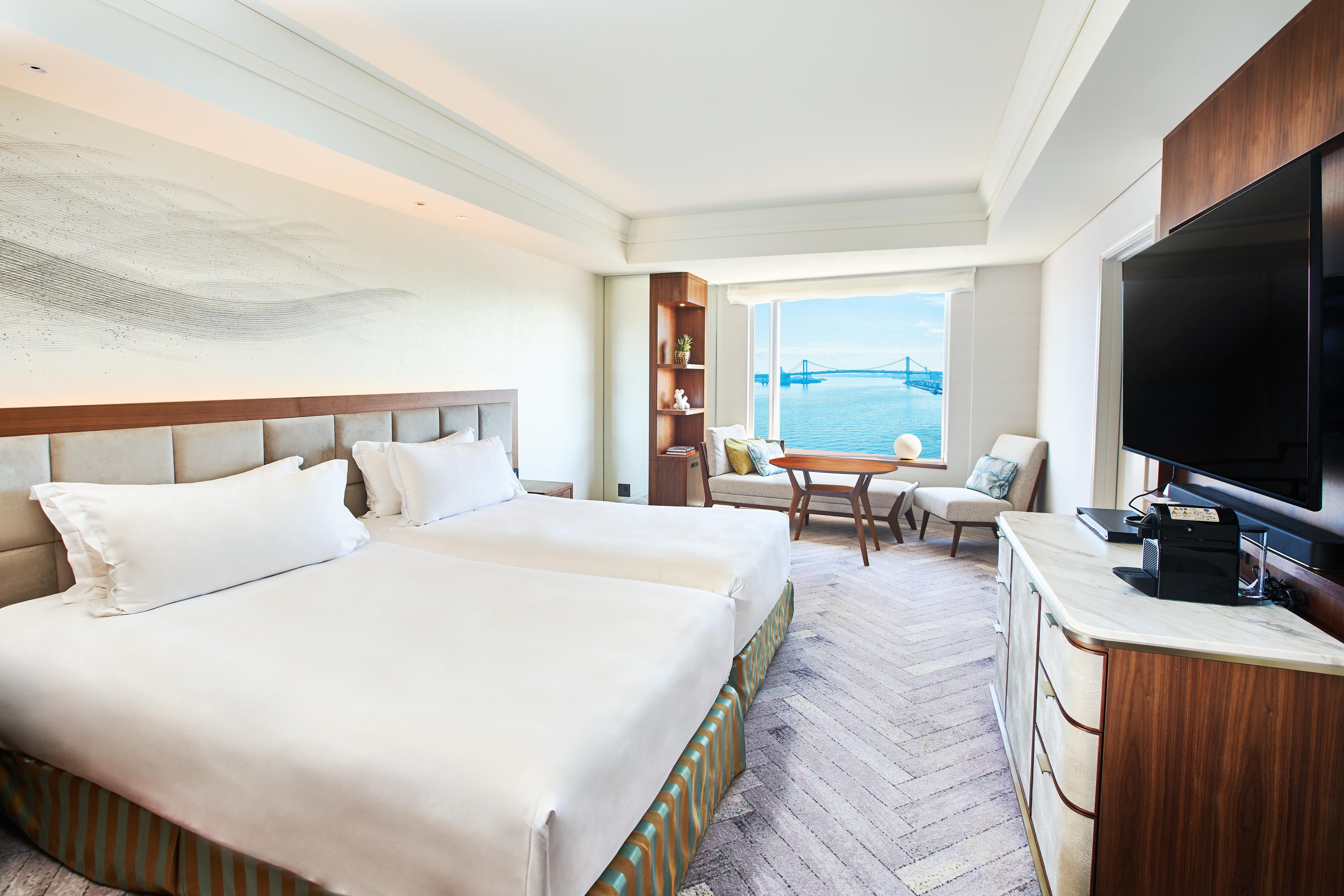 Japanese, Premium, Twin Beds, Bay View, Lounge Access