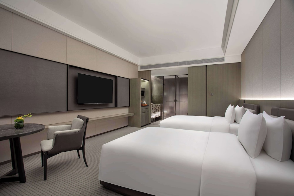 غرفة ديلوكس بسريرين منفصلين، Wyndham Grand Chengdu East 3/4