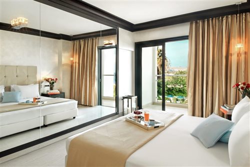 Room, Twin Beds, Side Sea View, Balcony