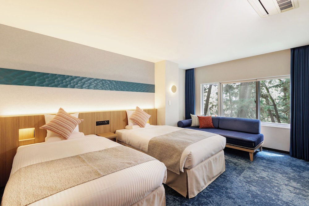 Japanese Western, Special, Twin Beds, 2 Futon Beds, Outdoor Bath، Kamenoi Hotel Kamogawa (ex. Kanpo no Yado Kamogawa) 2/4