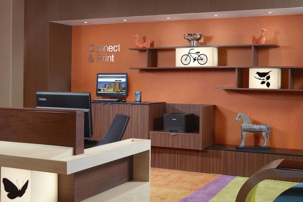 Lobby at Fairfield Inn And Suites By Marriott Hendersonville Flat Rock, FLAT ROCK - NC