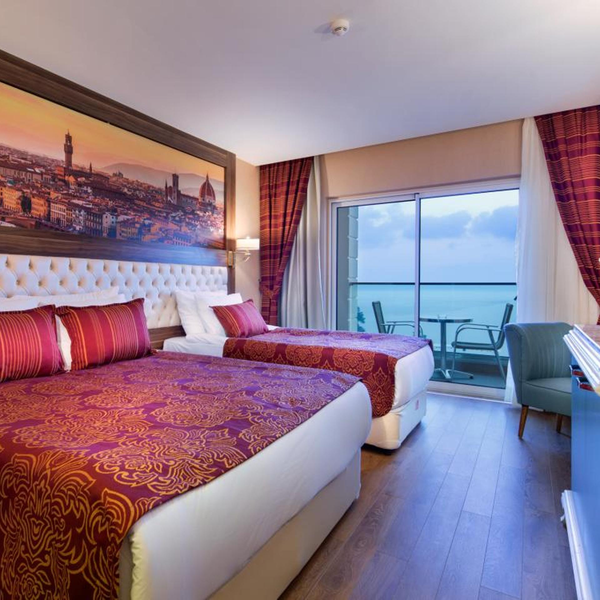 Standard, Twin Beds, Sea View