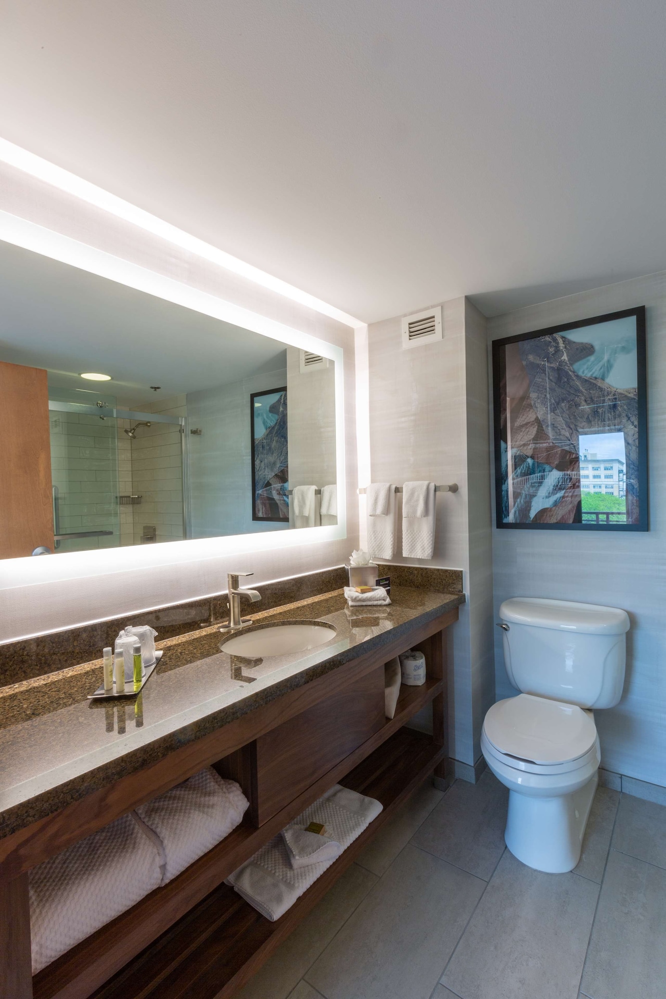 غرفة بسرير كينج بإطلالة، DoubleTree by Hilton Hotel Bay City - Riverfront 5/8