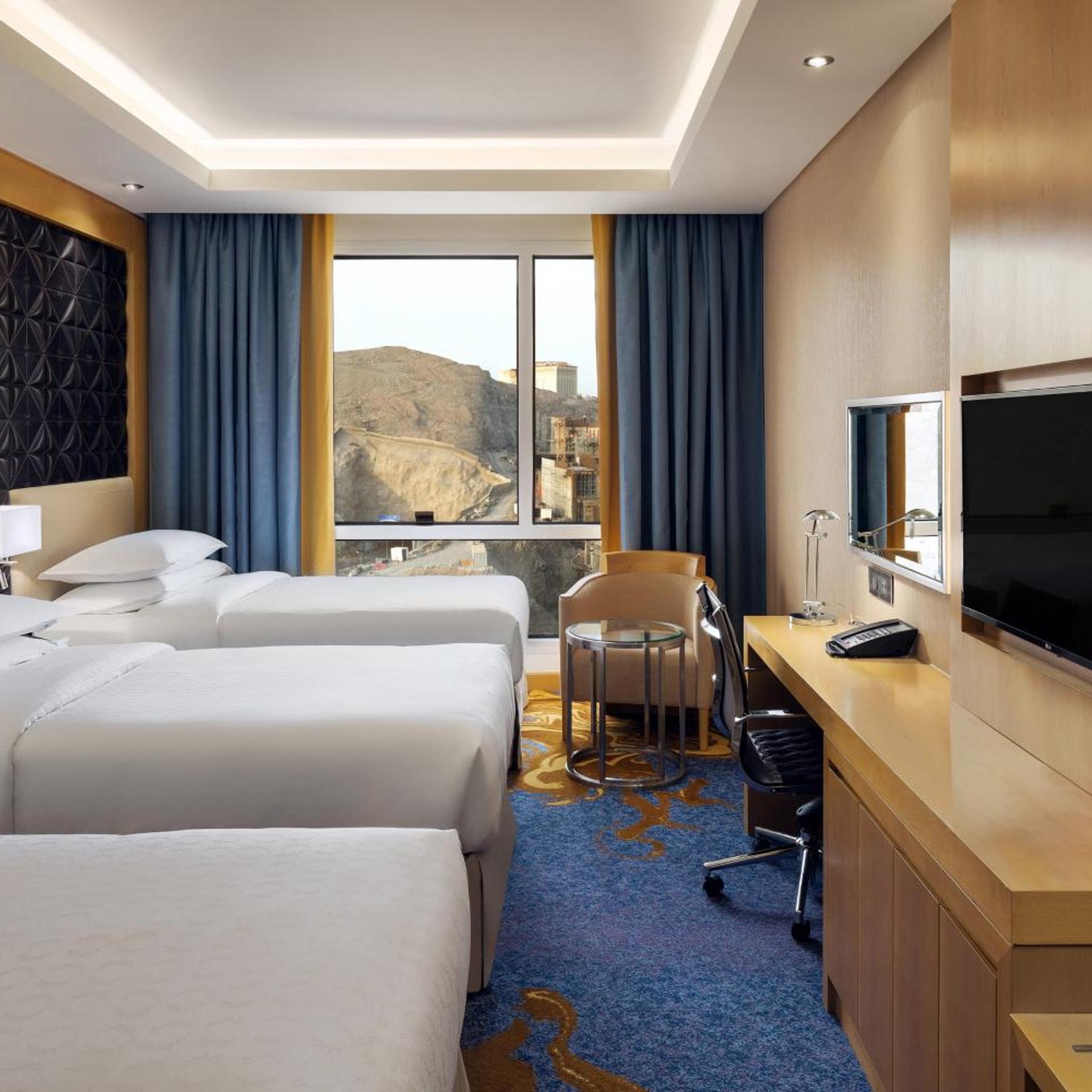 Traditional, Triple, 3 Beds, Partial Haram View