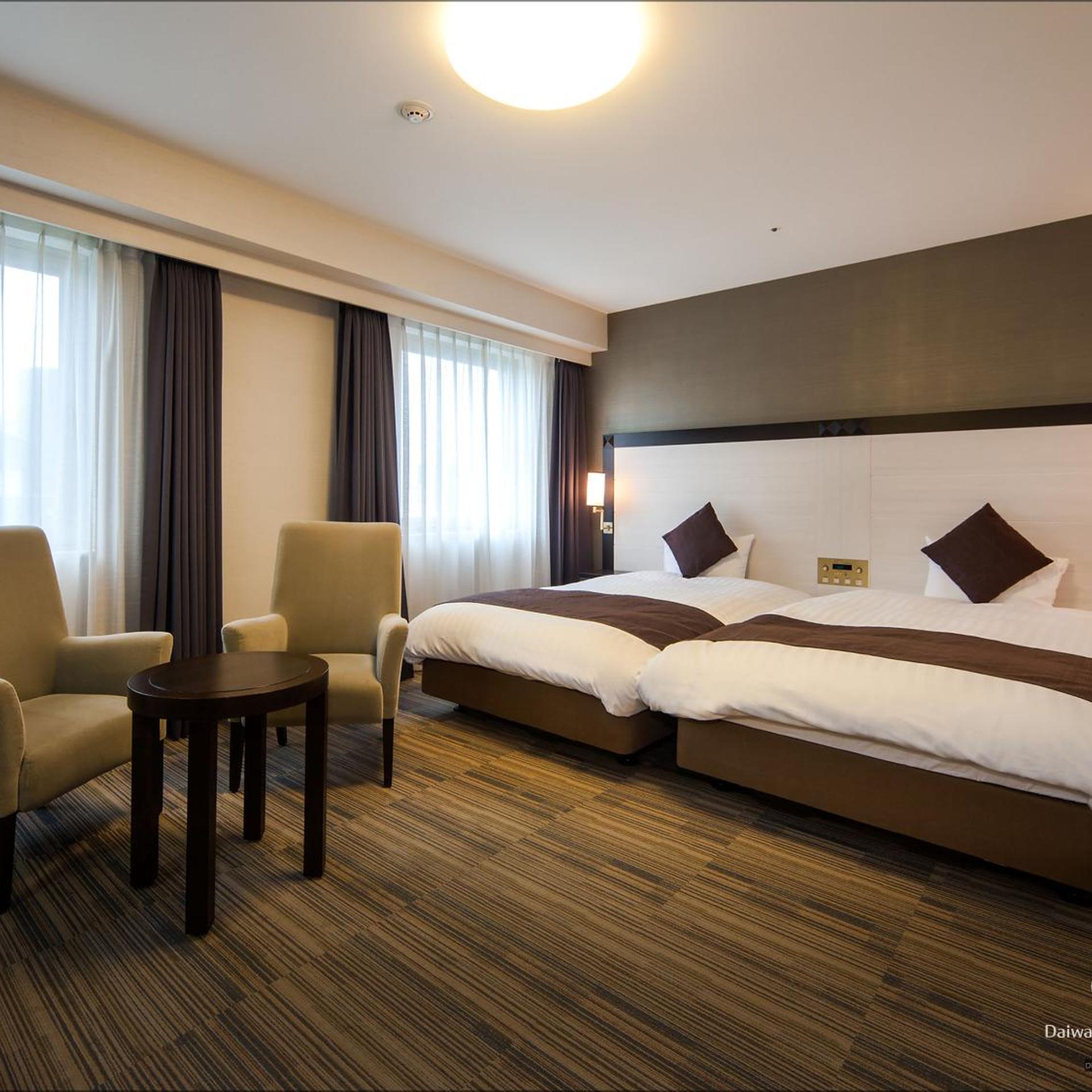 Hollywood, Single, Twin Beds, Daiwa Roynet Hotel 2/6