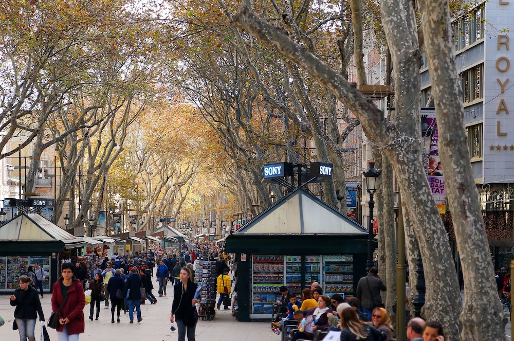 Royal Ramblas in BARCELONA