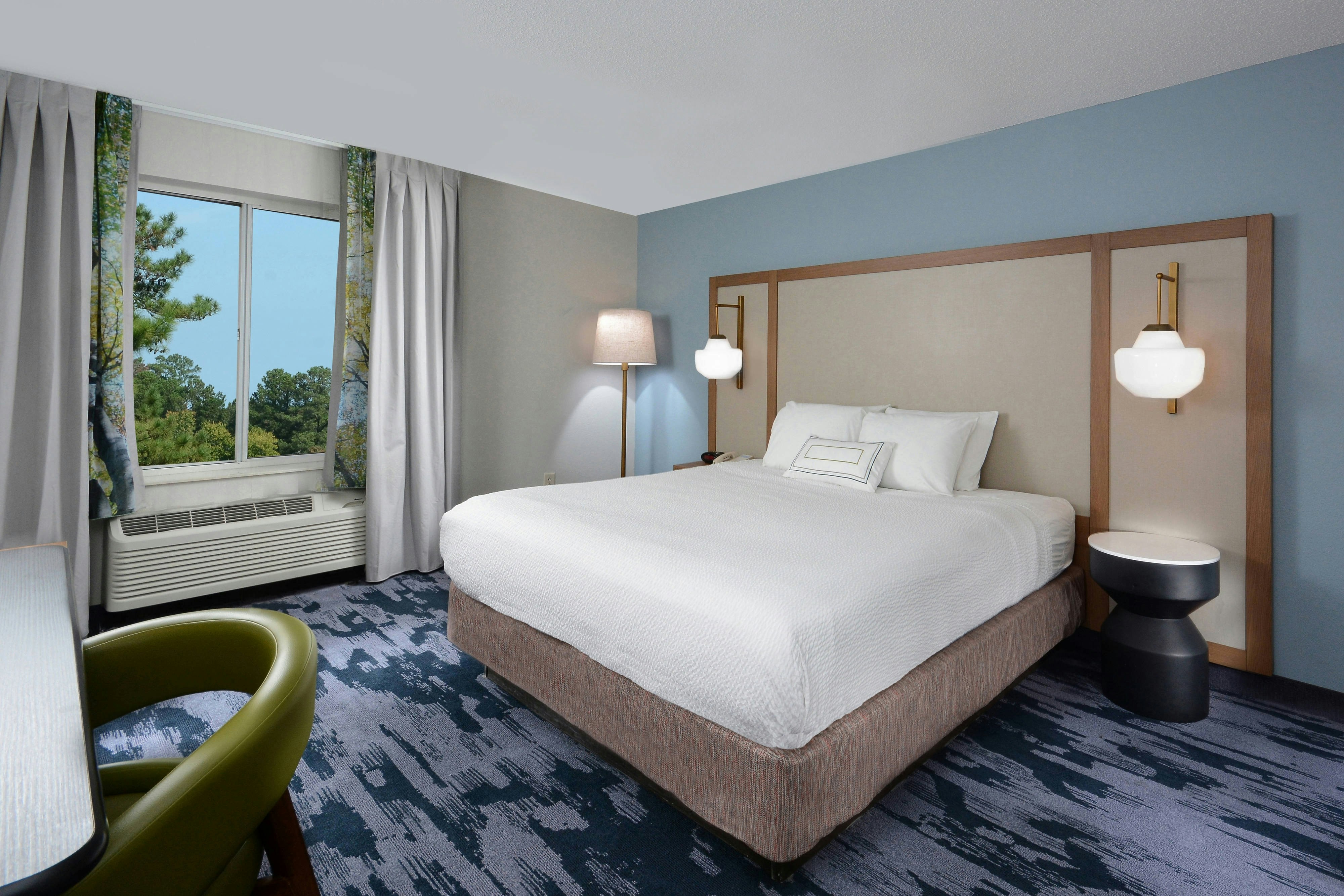 غرفة بسرير كينج، Fairfield Inn Greensboro Airport 2/6