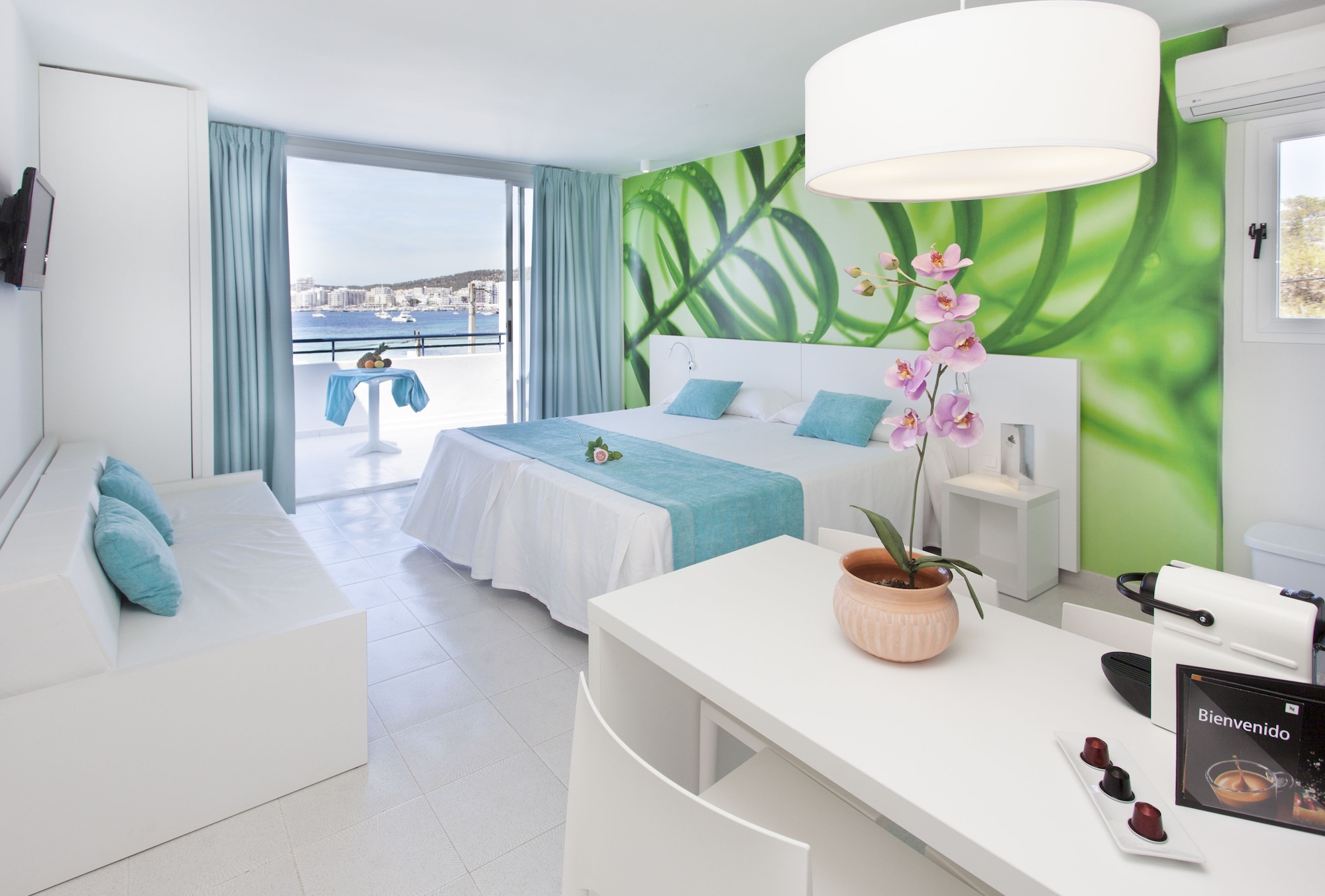 استوديو بسريرين منفصلين بإطلالة على البحر بشرفة مع أريكة، Apartamentos Typic Marina Playa - Adults Only 9/10