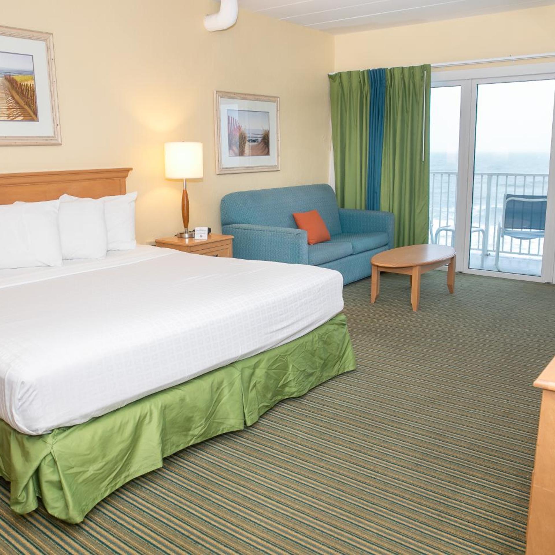 Room, King Bed, Ocean Front, Sofa