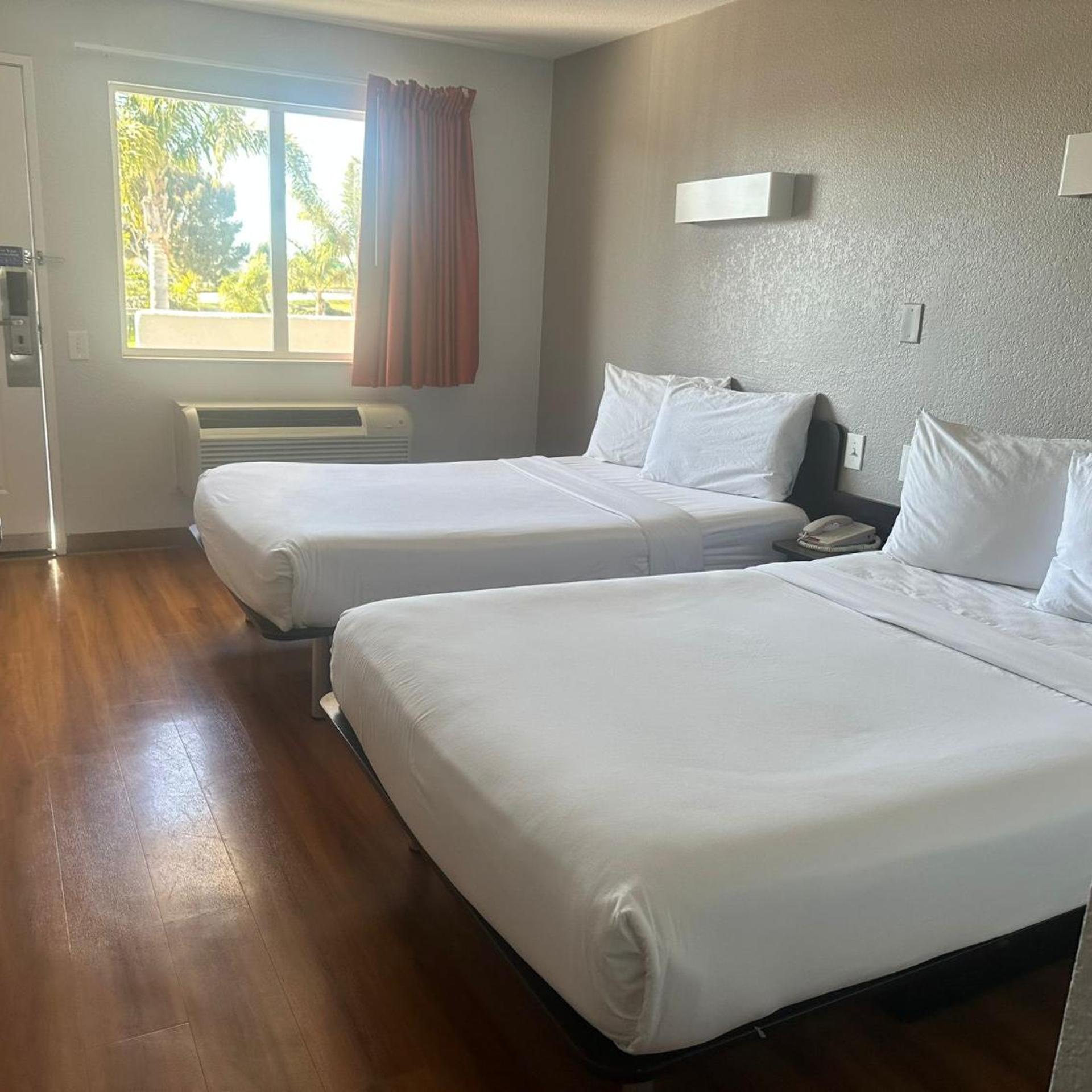 1 Full Bed - ADA/RI Shower/Mini Fridge