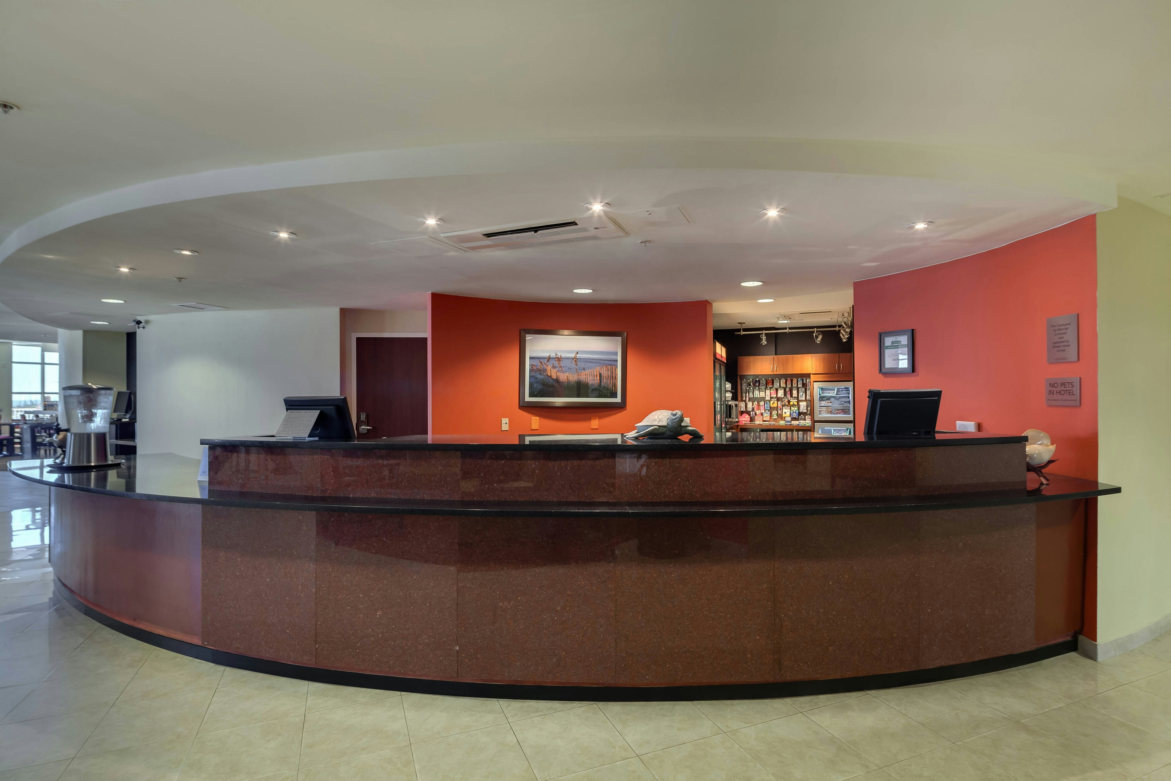 Lobby at Courtyard By Marriott Jacksonville Beach Oceanfront, JACKSONVILLE BEACH - FL