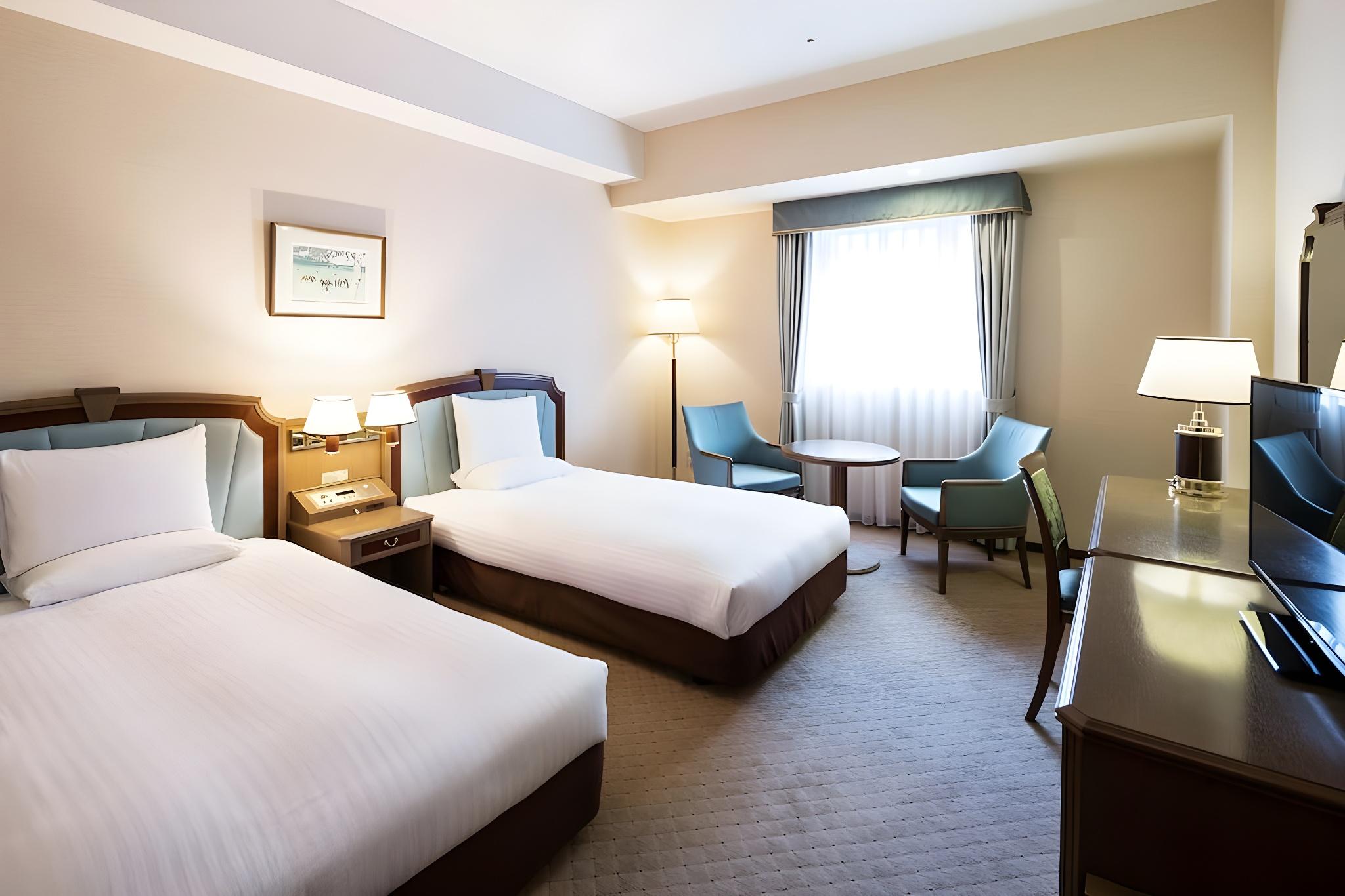 Room, 2 Double Beds, No Cleaning Services