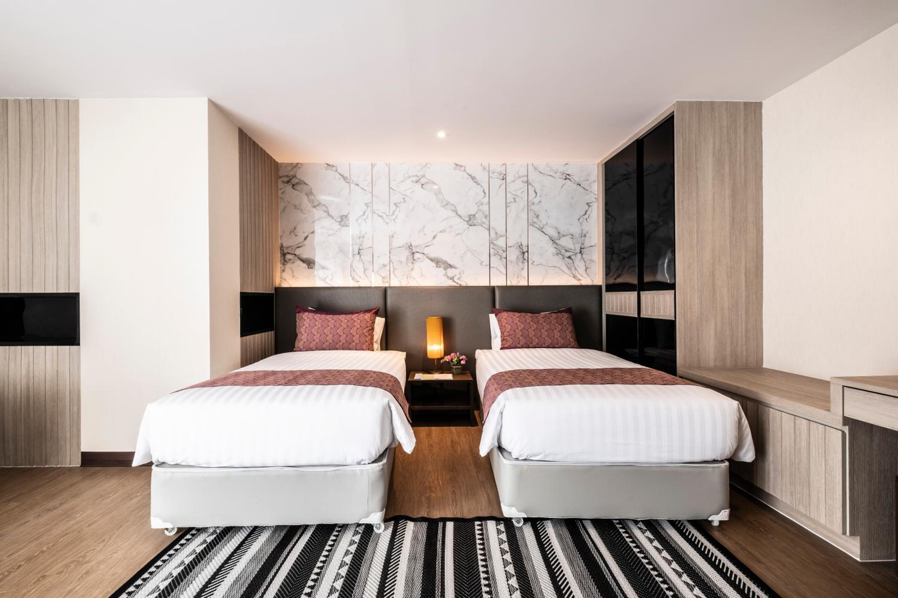 غرفة بريميوم ديلوكس بسرير فردي، Sinsuvarn Airport Suite 4/10