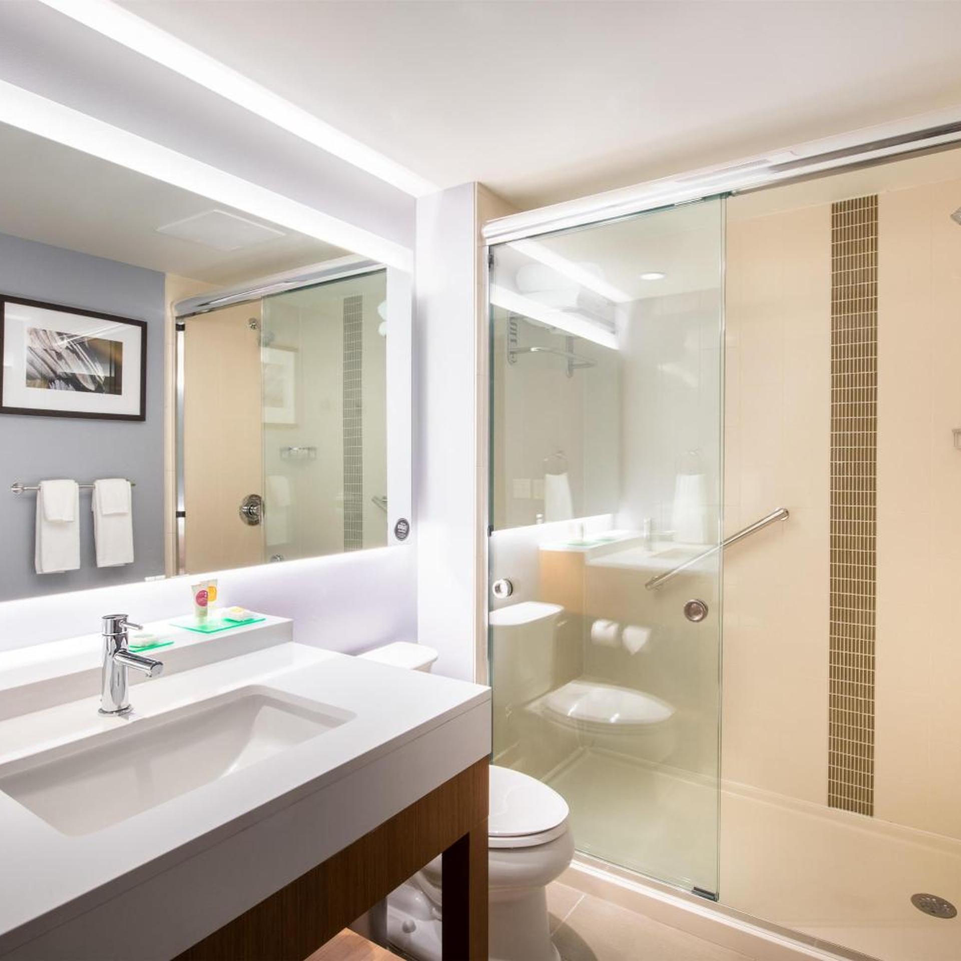 غرفة بسرير كينج بإطلالة على النهر مع أريكة، Hyatt Place East Moline/Quad Cities 2/2