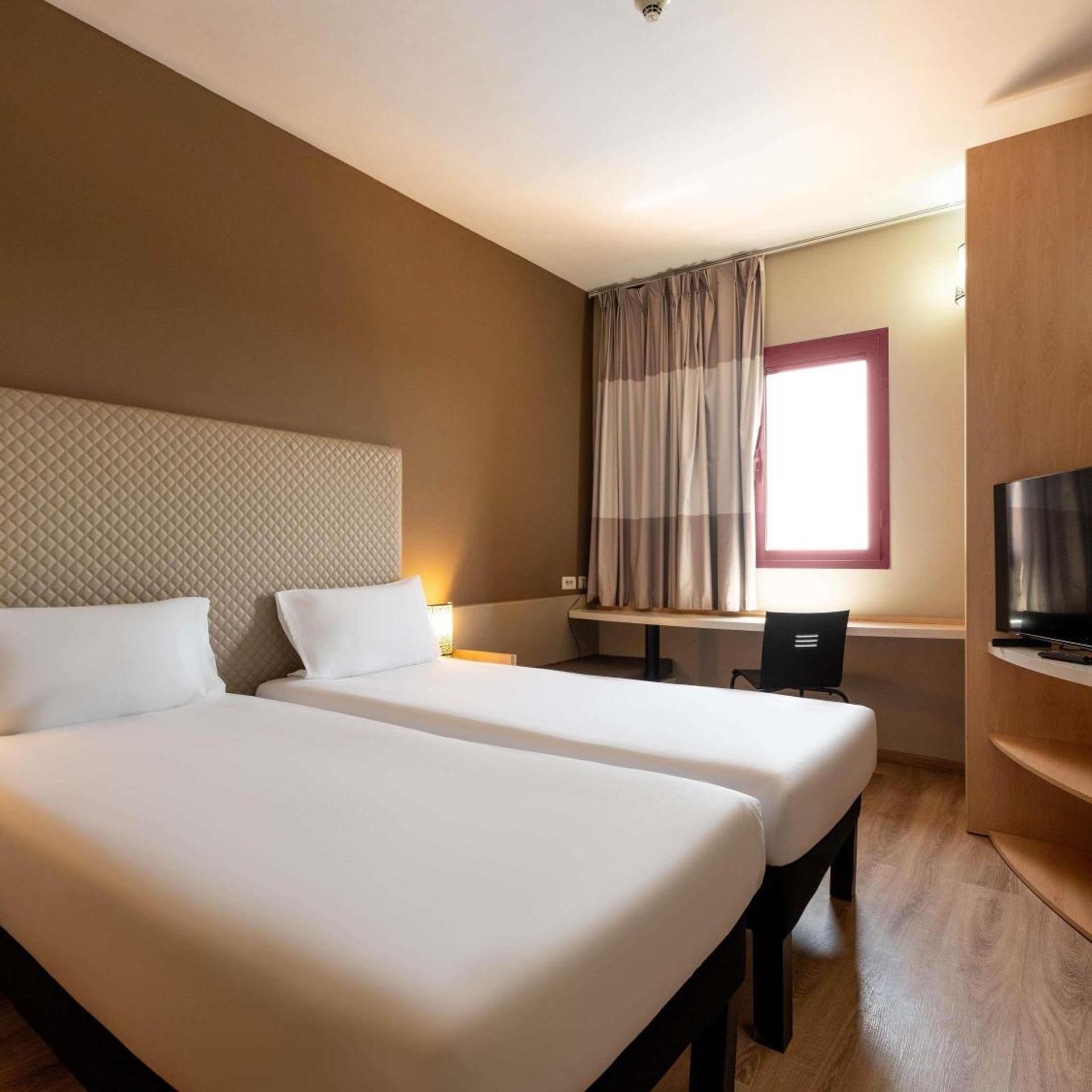 Standard, Twin Beds, Mountain View